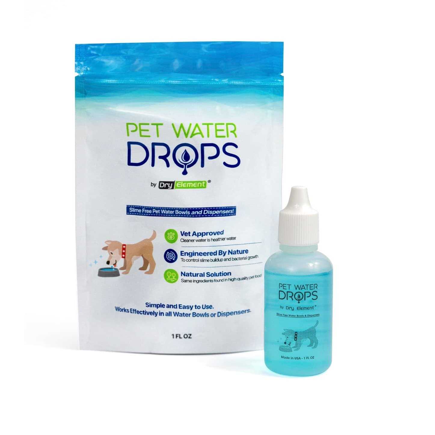 Dry Element Pet Water Drops Dog and Cat Water Additive for Dental and Oral Care