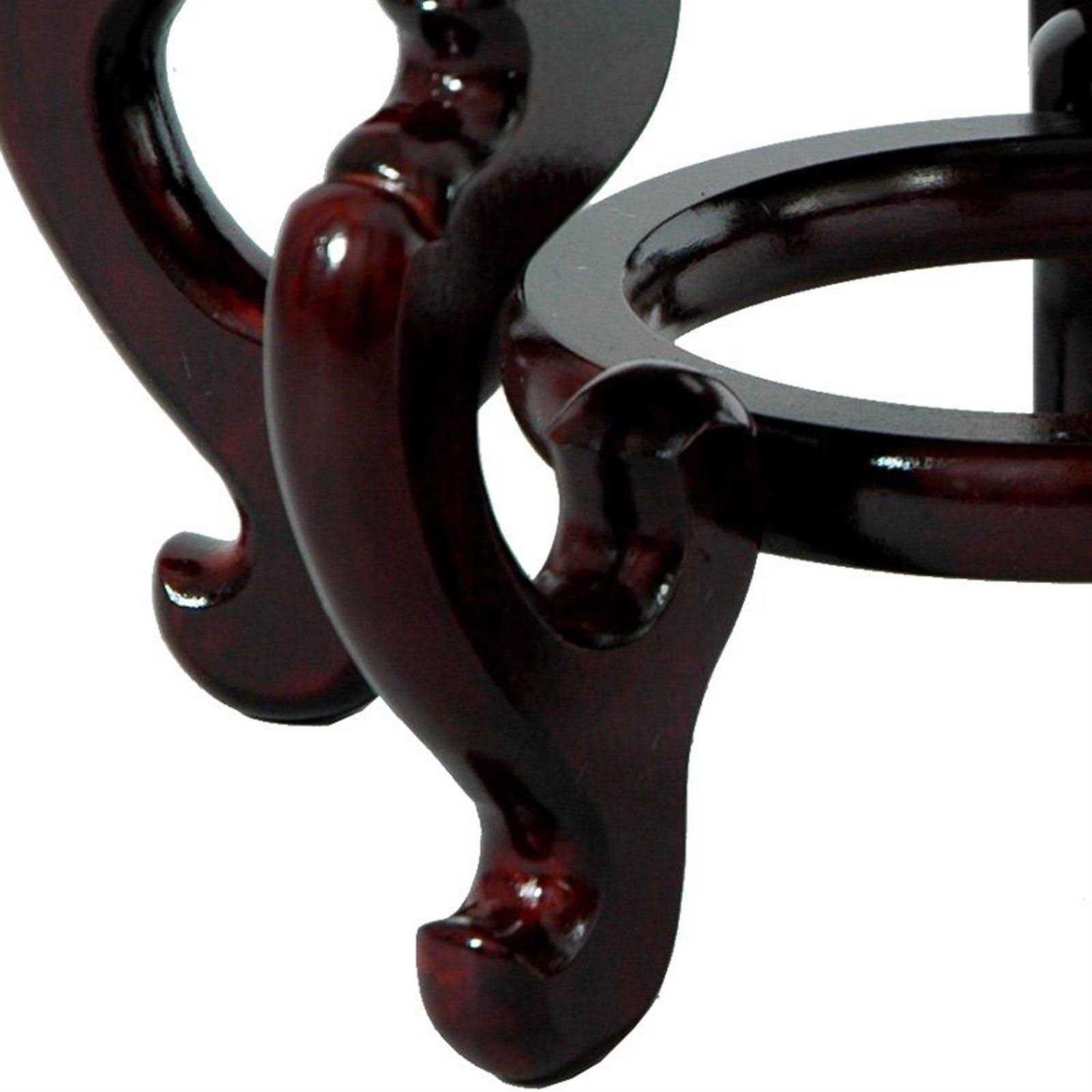 Oriental Furniture Rosewood Fishbowl Stand
