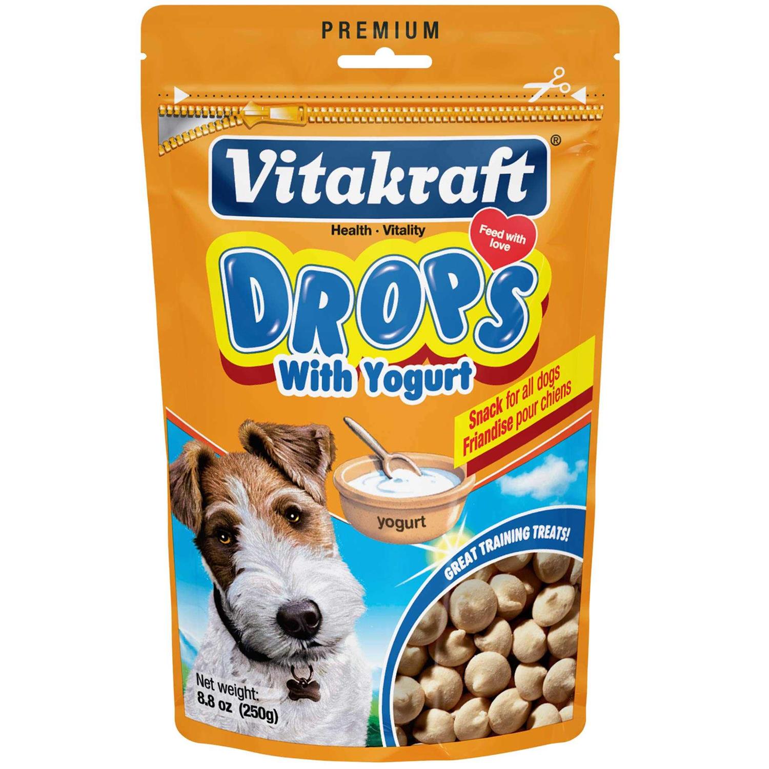 Vitakraft Drops with Yogurt Dog Treats