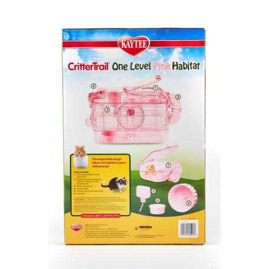 Kaytee CritterTrail One Level Habitat Pink