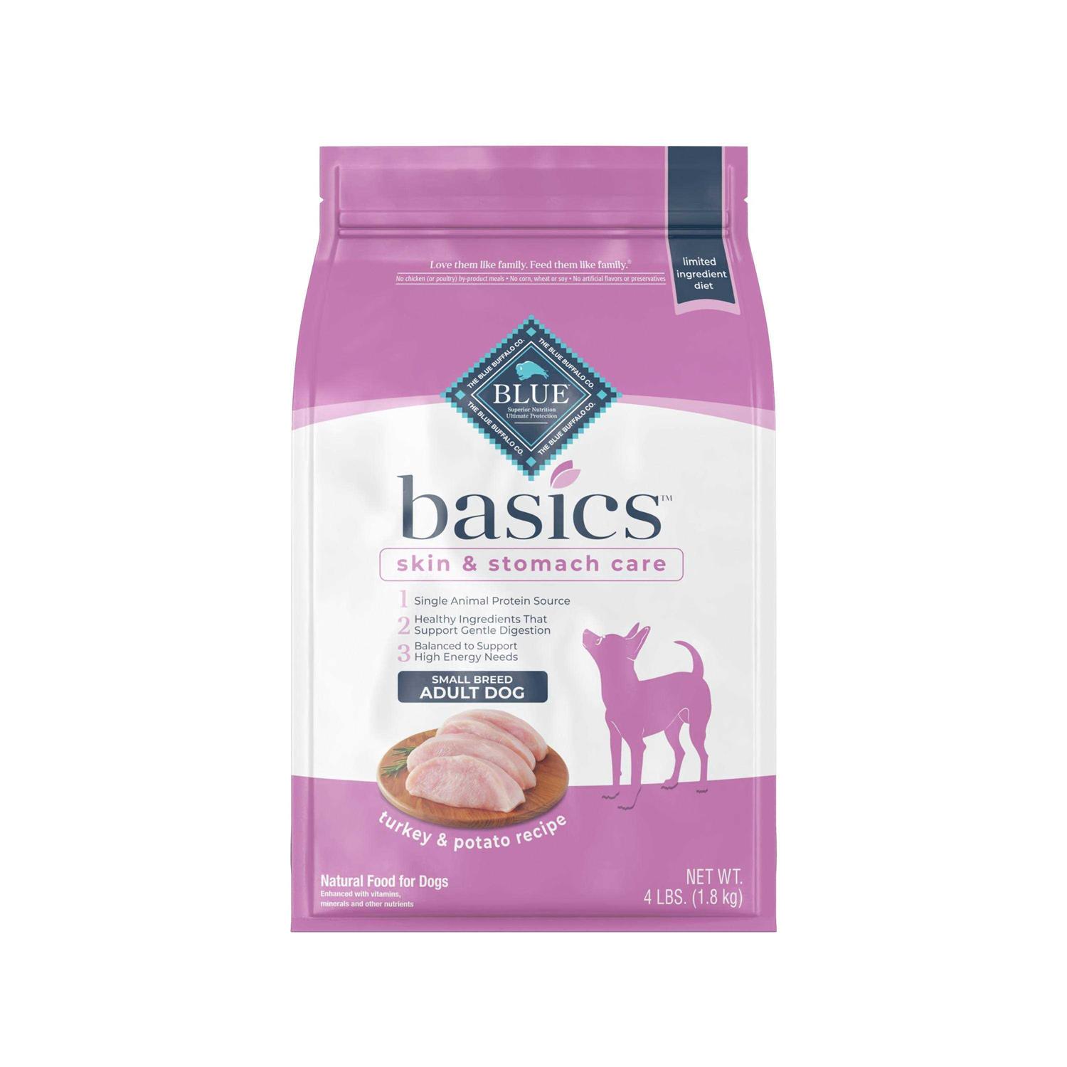 Blue Buffalo Basics Turkey & Potato Small Breed Dry Dog Food
