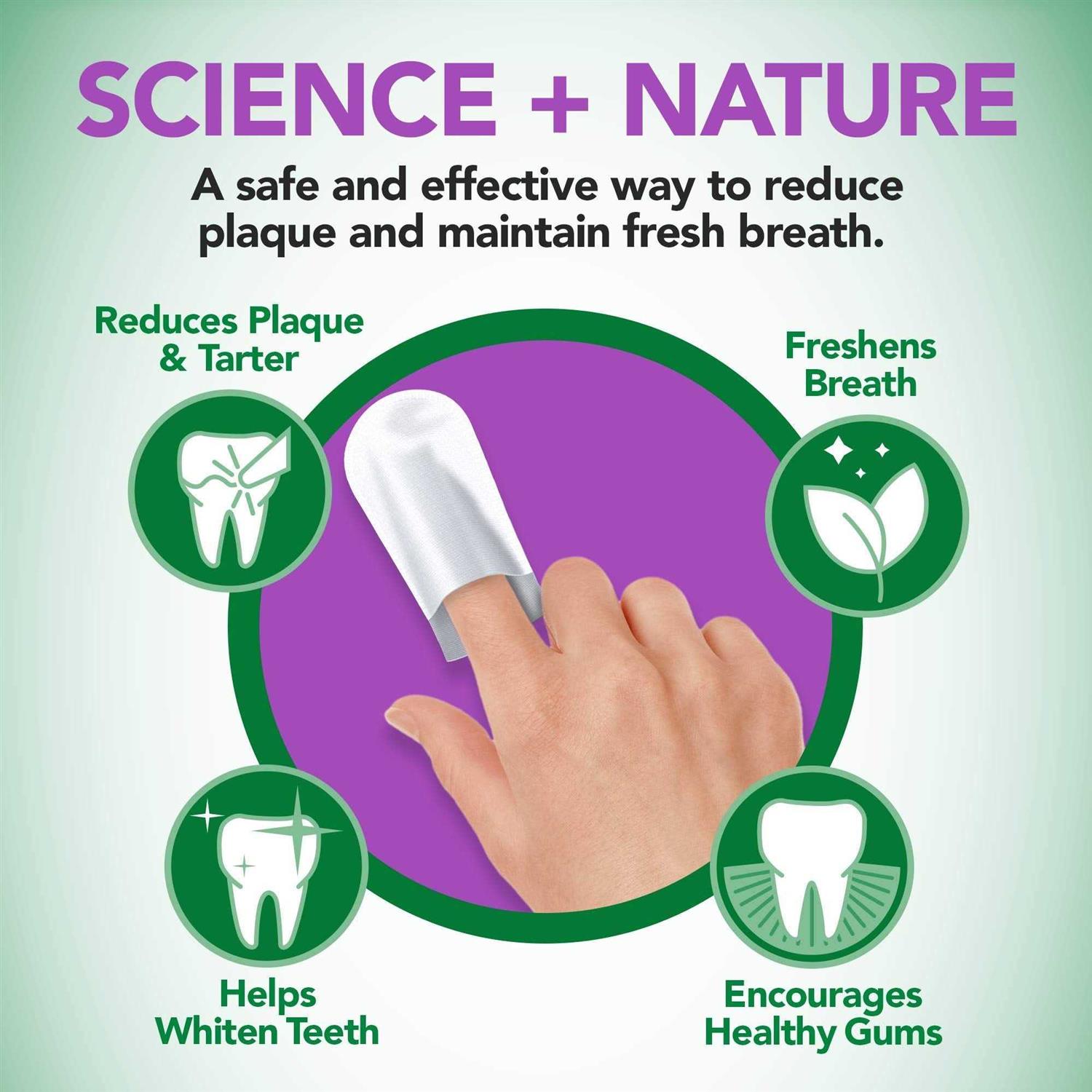 Vet’s Best Dental Care Finger Wipes for Dogs & Cats