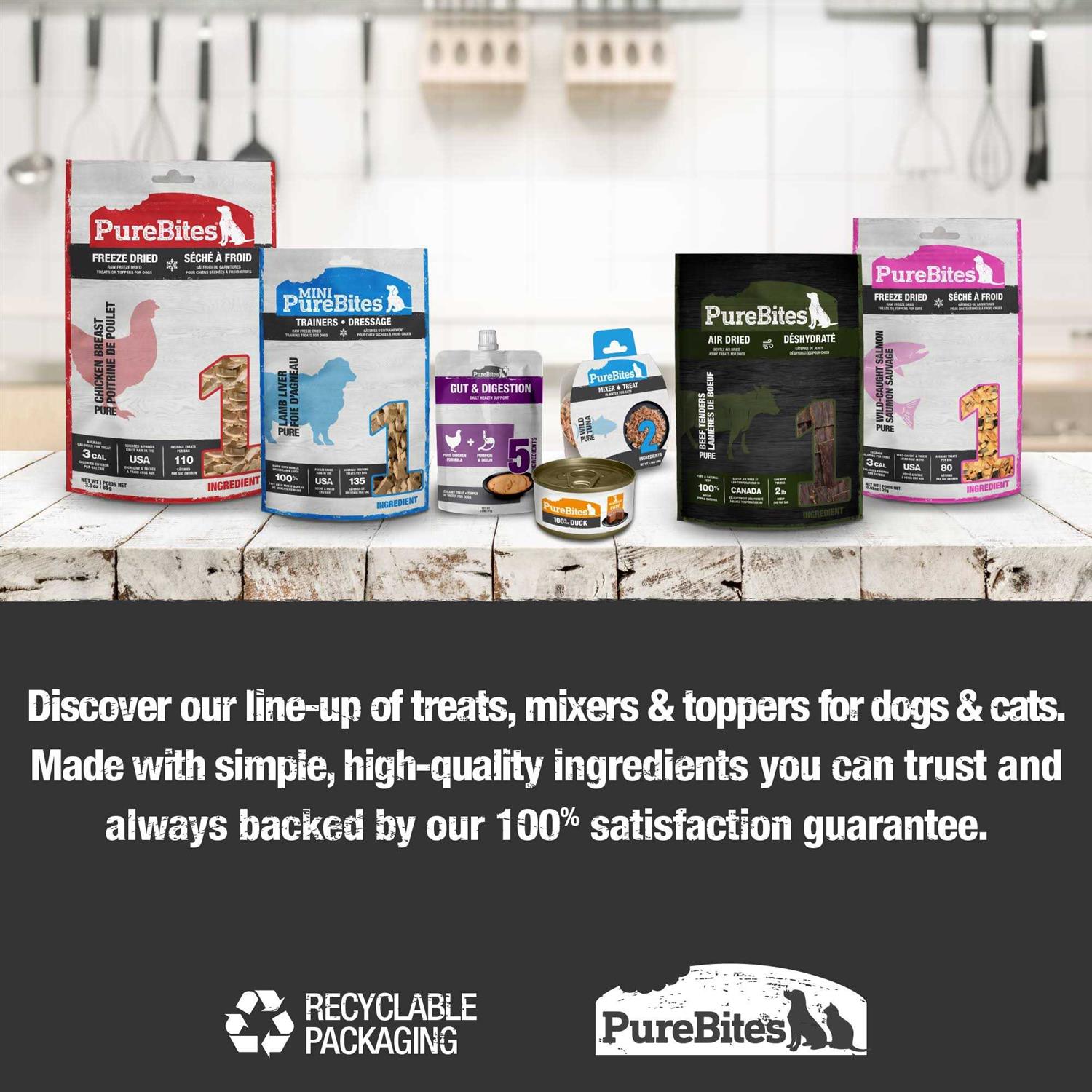 PureBites Mixers Wild Skipjack Tuna in Water Cat Food