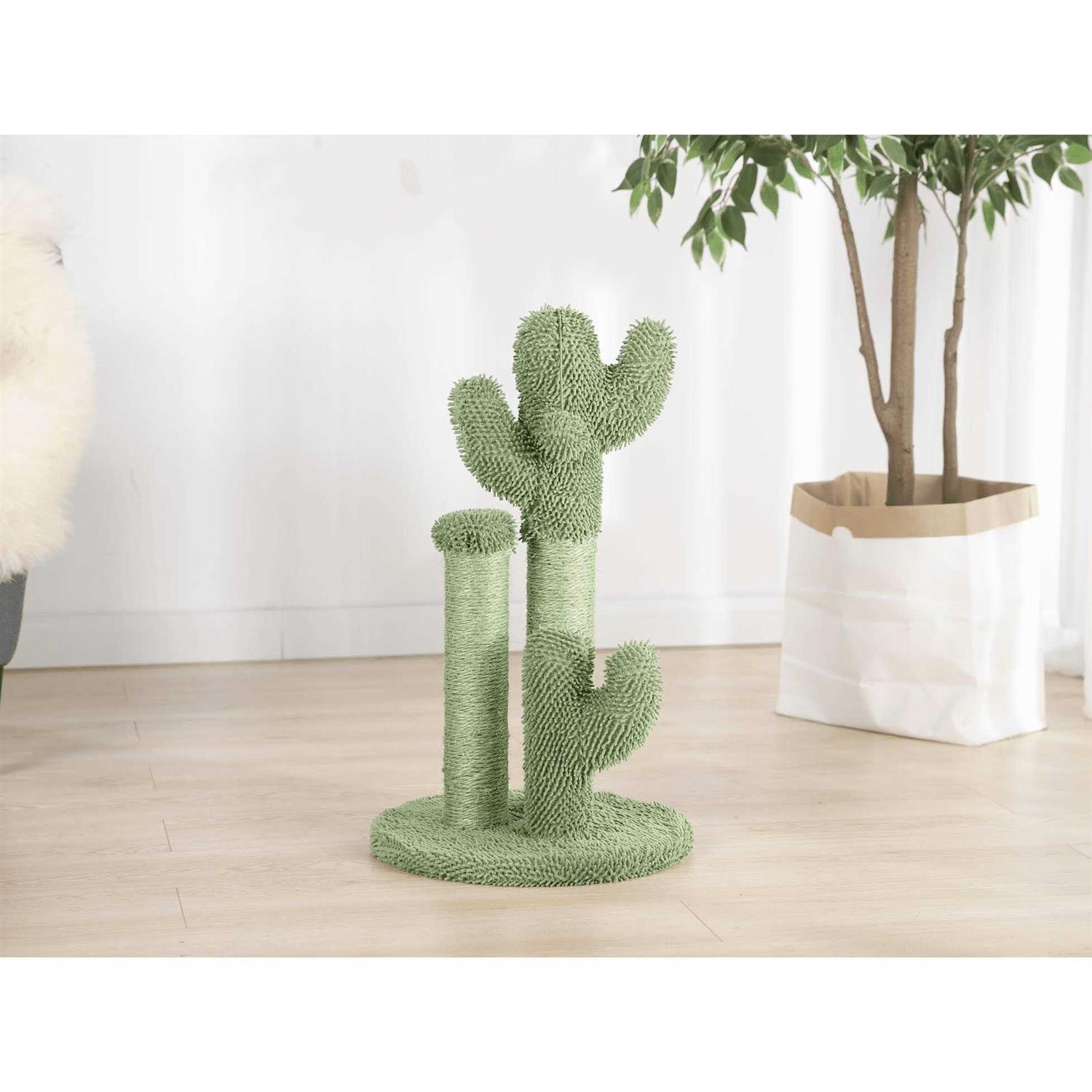 Vibrant Life Cactus Cat Scractching Post with Toy Ball