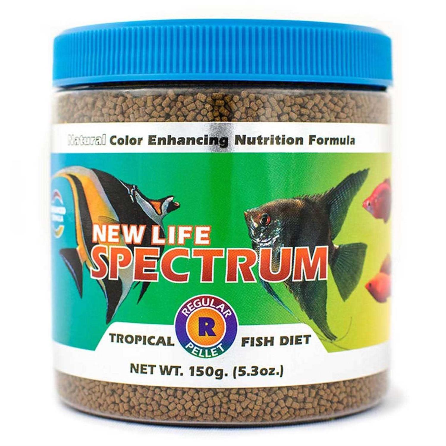 New Life Spectrum Tropical Fish Food Regular Sinking Pellets