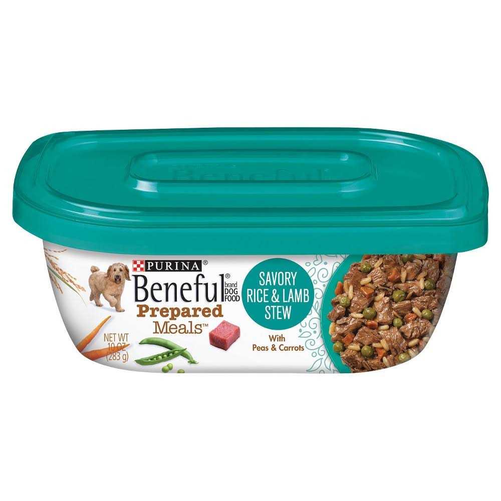 Purina Beneful Prepared Meals Savory Rice & Lamb Stew Wet Dog Food