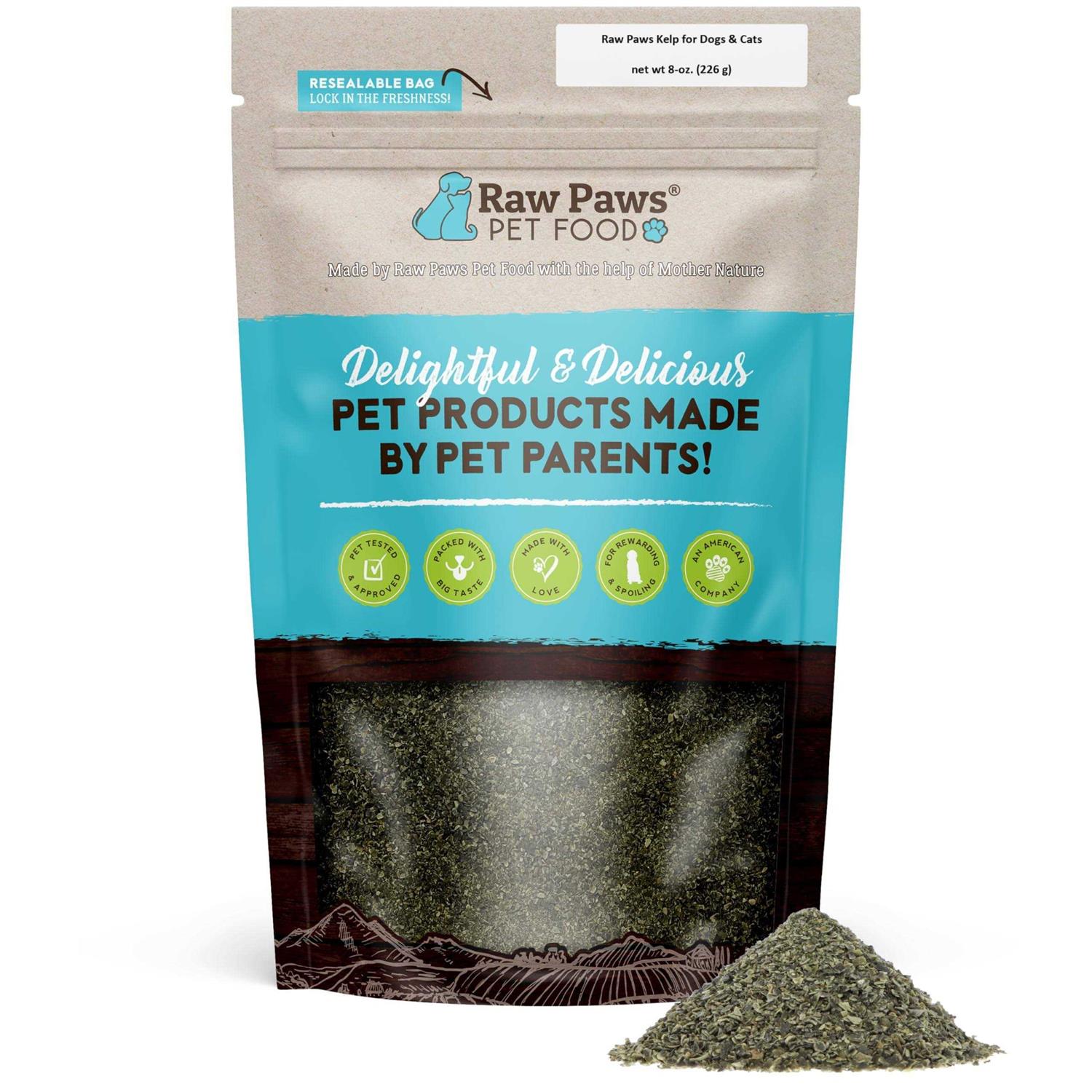 Raw Paws Organic Kelp for Dogs & Cats Iodine Rich for Thyroid