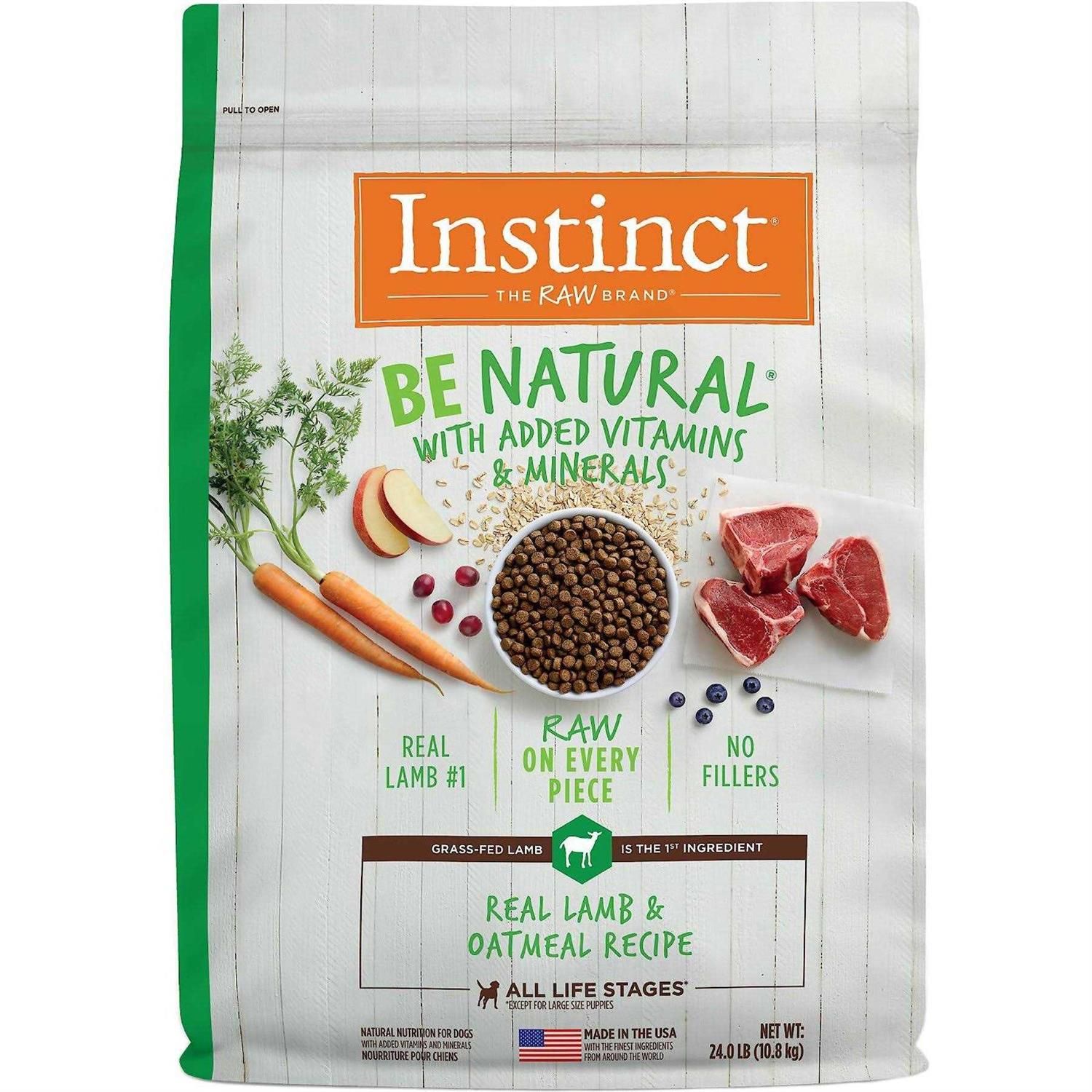 Instinct Be Natural Lamb & Oatmeal Recipe Dry Dog Food