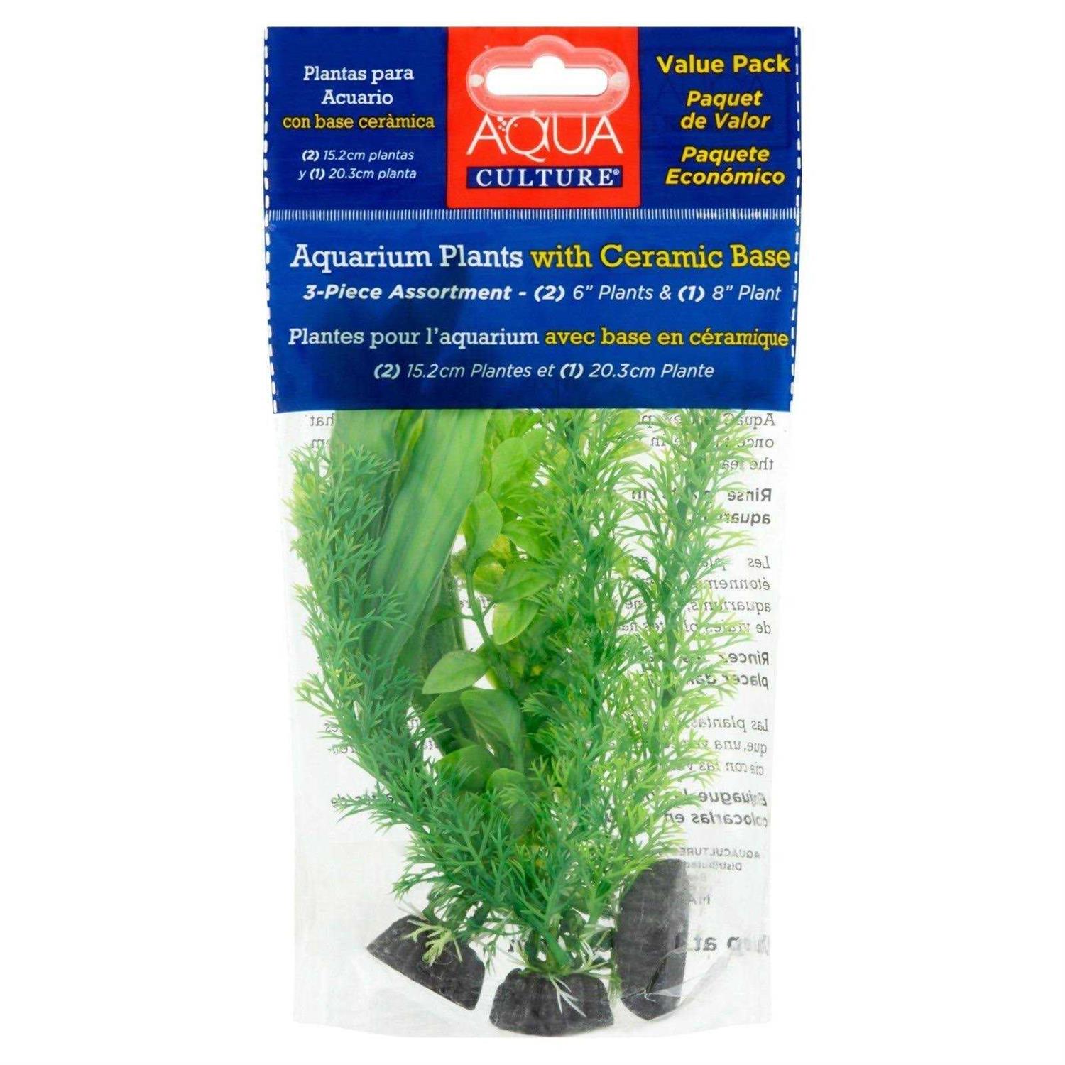 Aqua Culture Aquarium Plants 3 Count