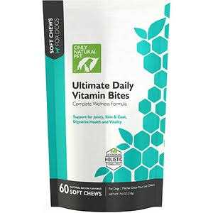Only Natural Pet Ultimate Daily Vitamin Bites Dog 60 Chews