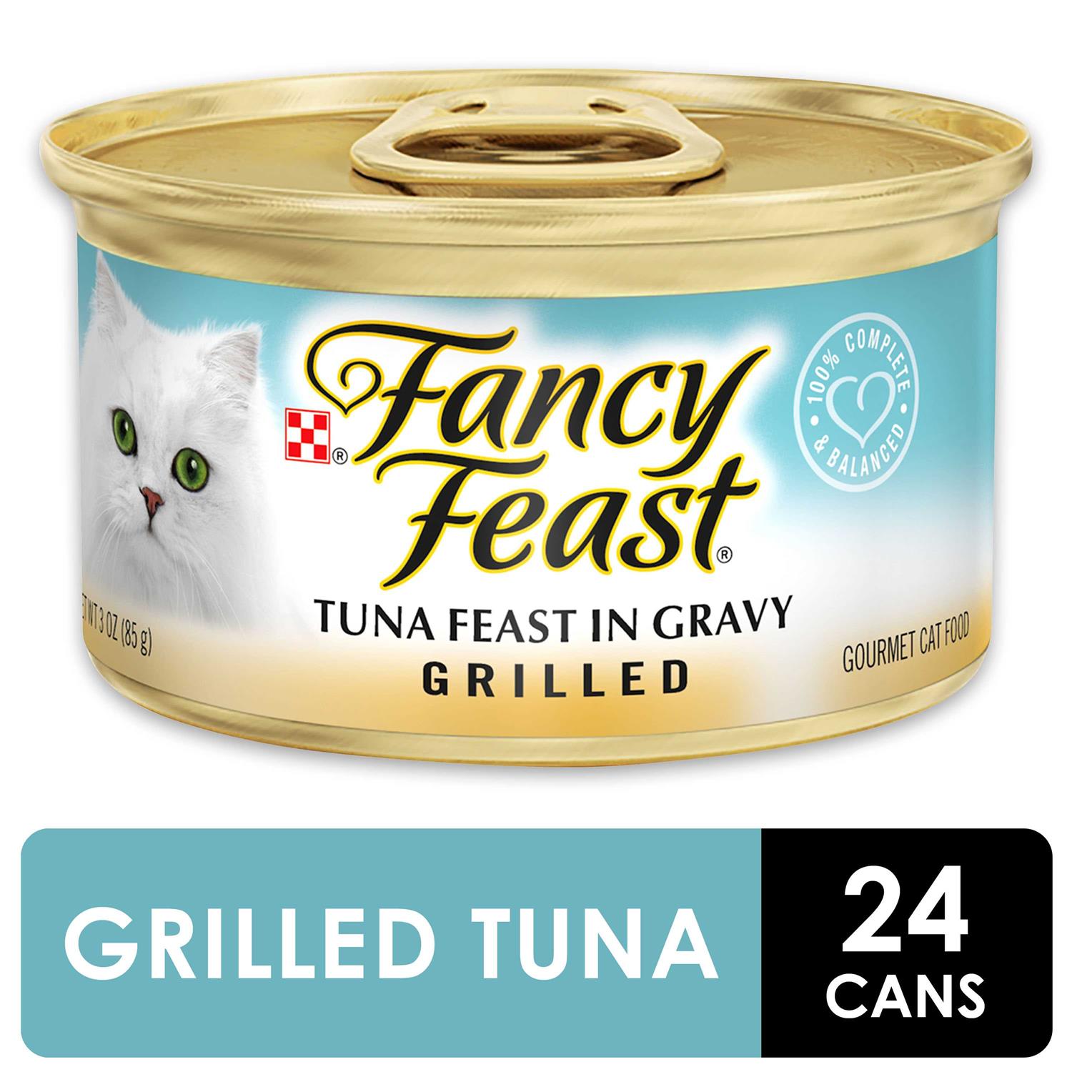 Fancy Feast Grilled Tuna Cat Food, 3-oz, case of 24