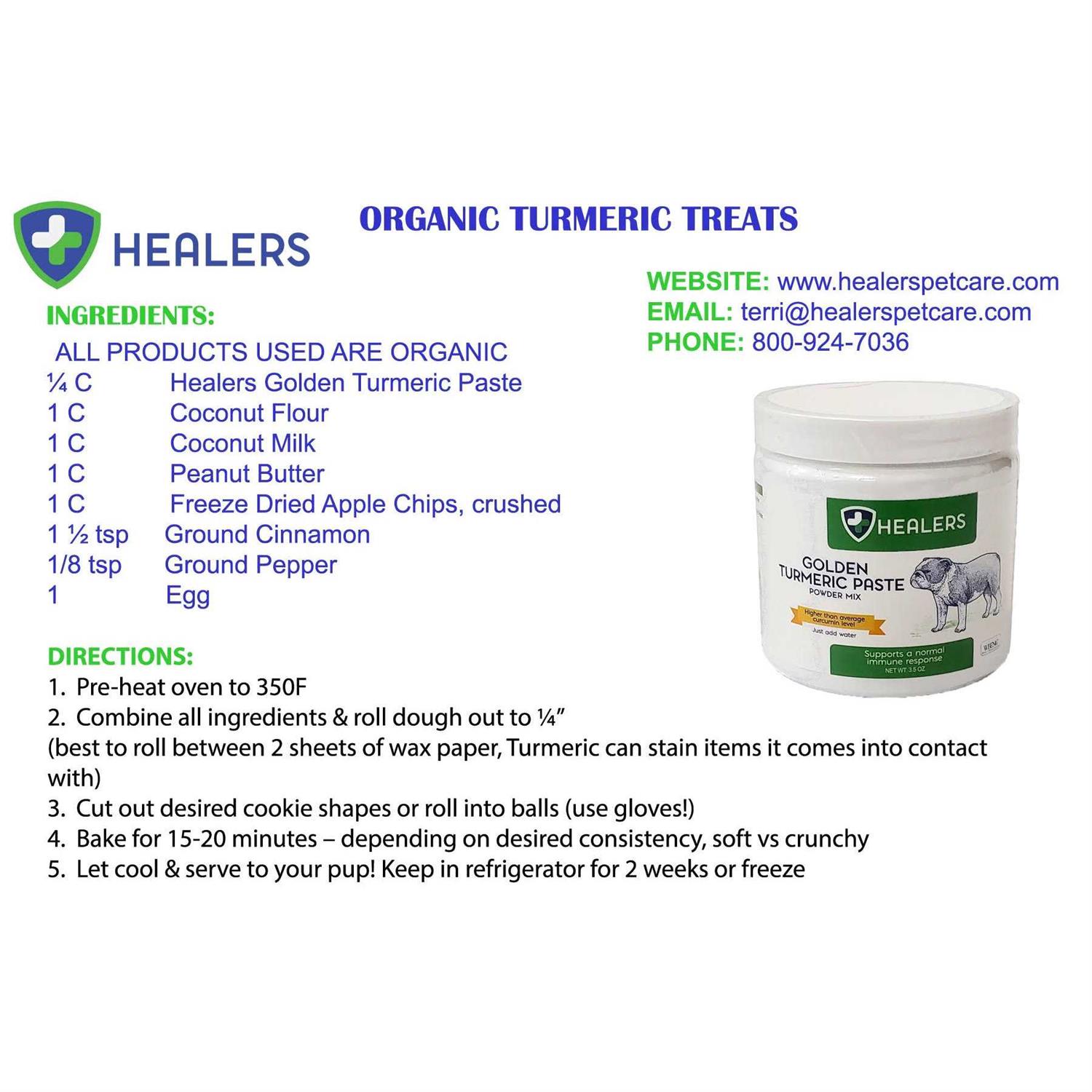 Healers Golden Turmeric Paste Mix