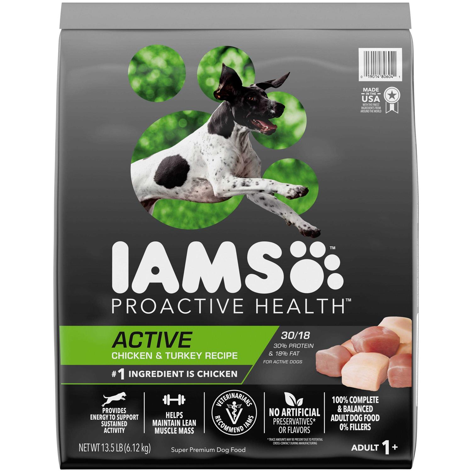 IAMS Proactive Health Active Chicken Turkey Dry Dog Food