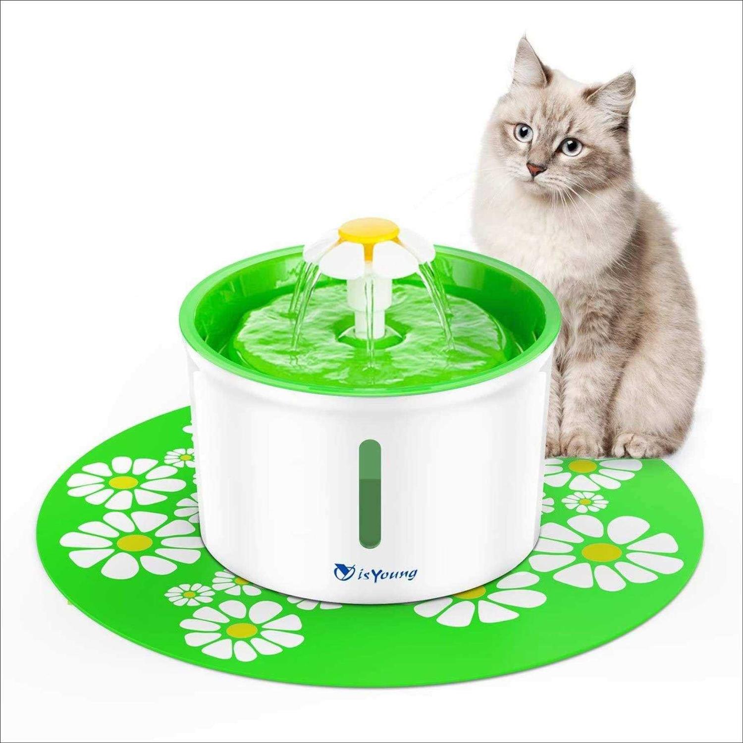 isYoung Cat Fountain 1.6L Automatic Fountain Pet Water Dispenser