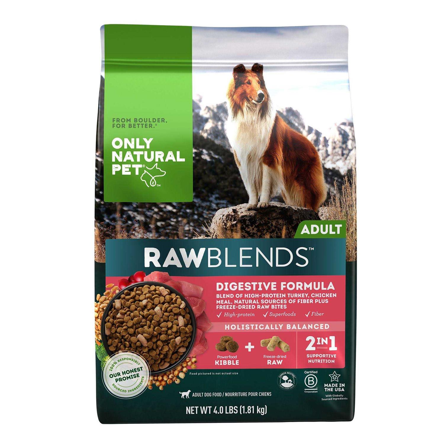 Only Natural Pet RawBlends Adult Dry Dog Food