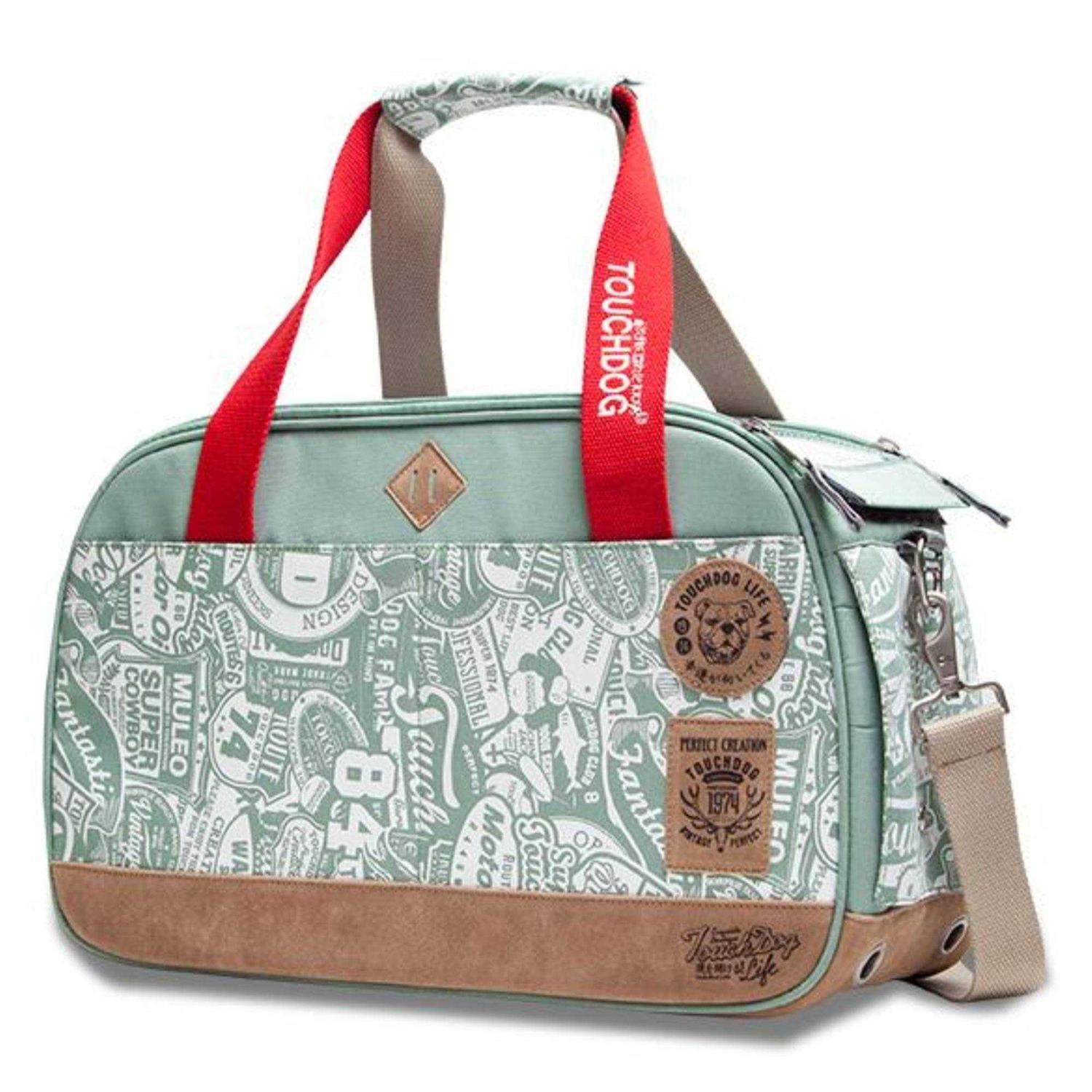 Touchdog Airline Approved Around-The-Globe Passport Designer Pet Carrier