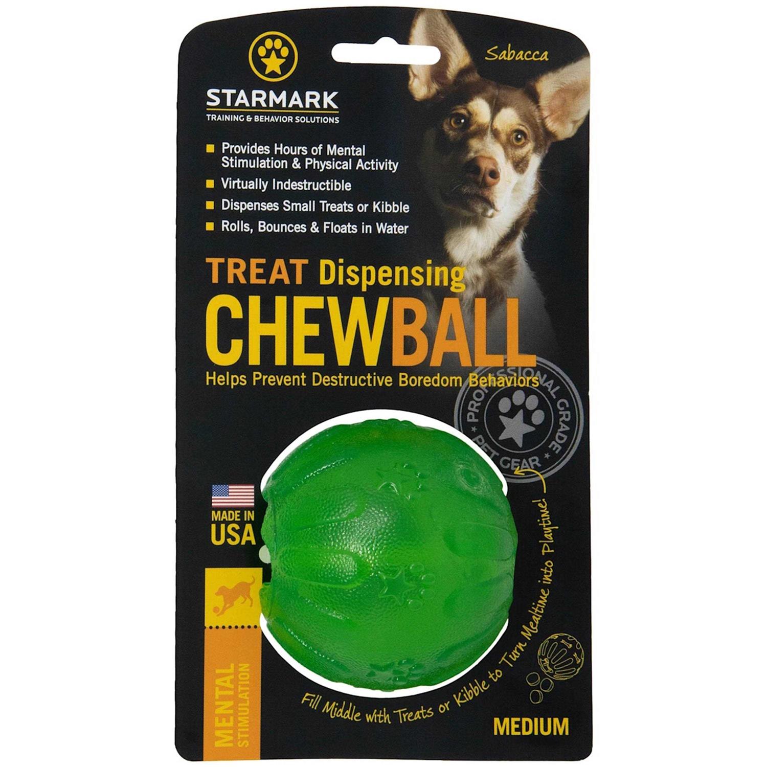 Starmark Treat Dispensing Chew Ball