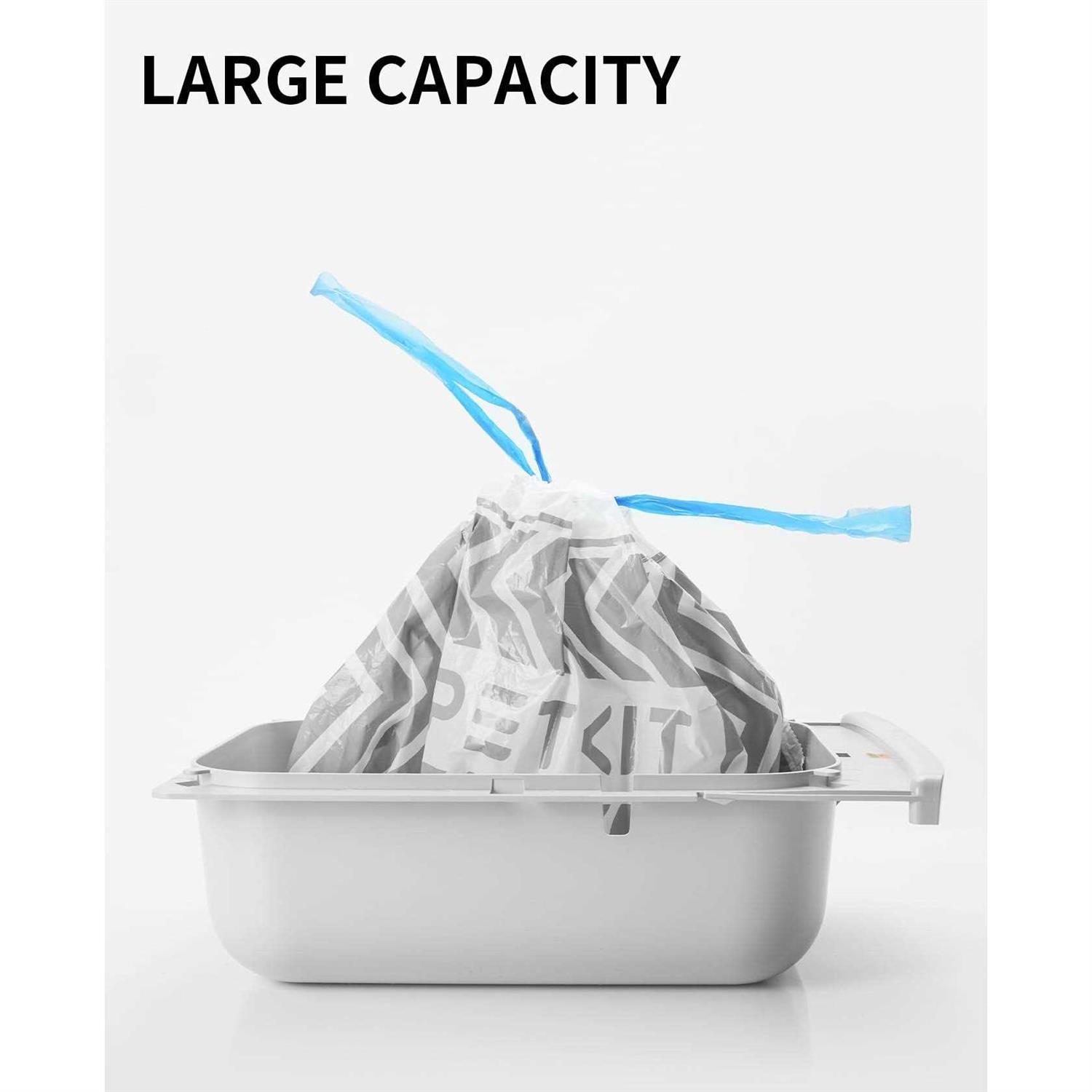 PETKIT PuraX PuraMax Replaced Waste Bags-5 Rolls Portable cat Litter Waste Receptacles Bags for Self-cleaning cat Litter Box