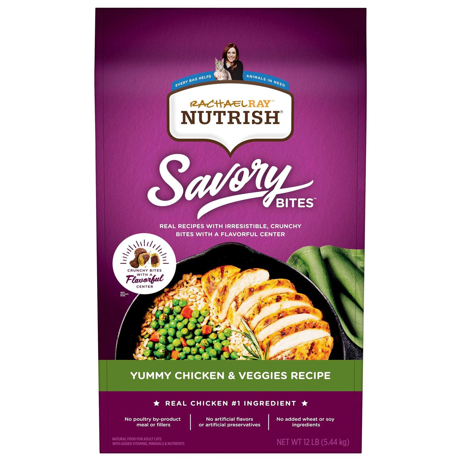 Rachael Ray Nutrish Savory Bites Dry Cat Food