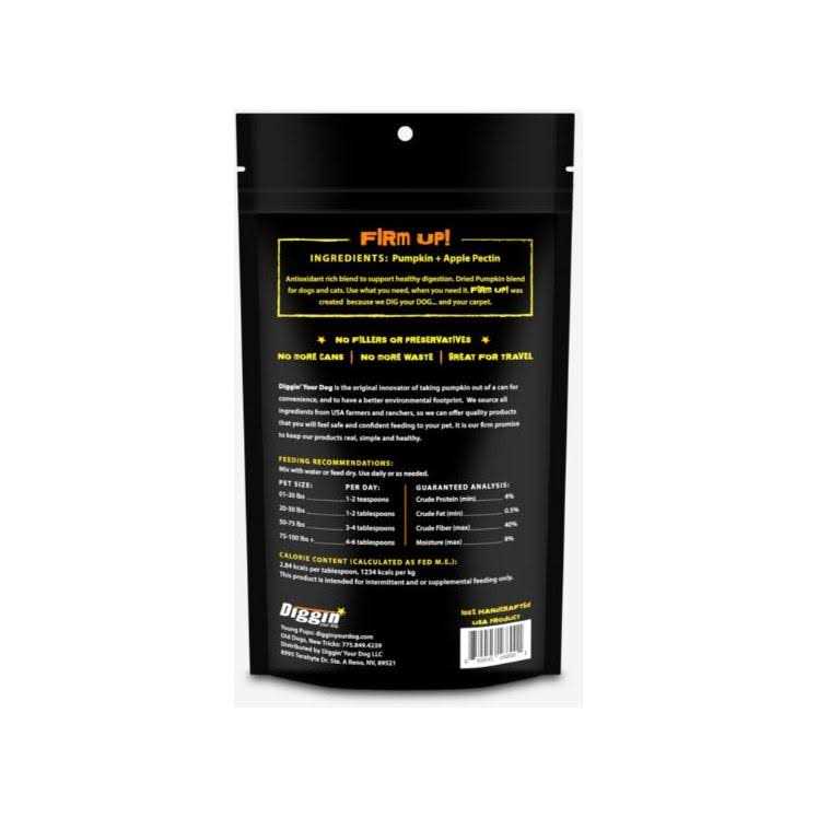 Diggin Your Dog Firm Up! Pumpkin Supplement