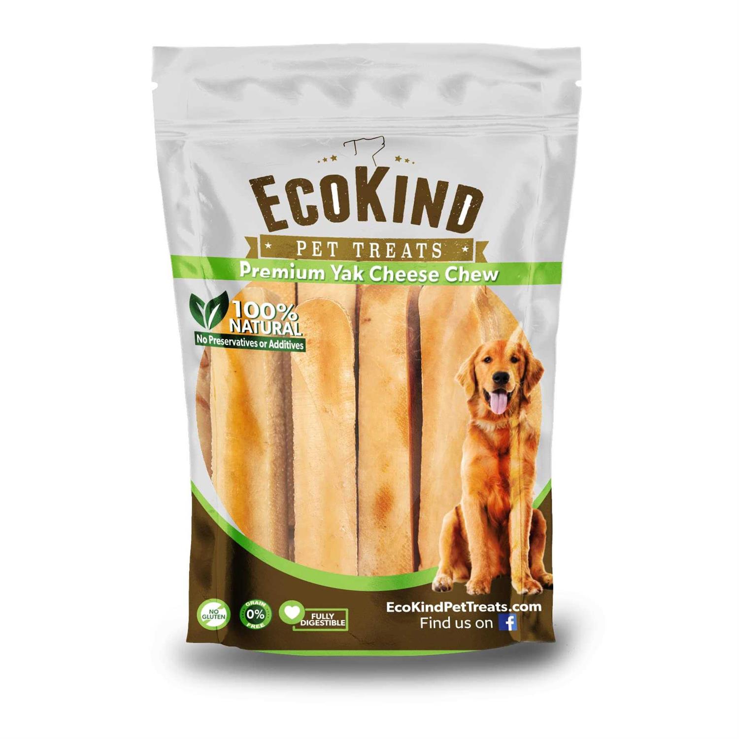 EcoKind Yak Cheese Dog Chews Healthy Dog Treats