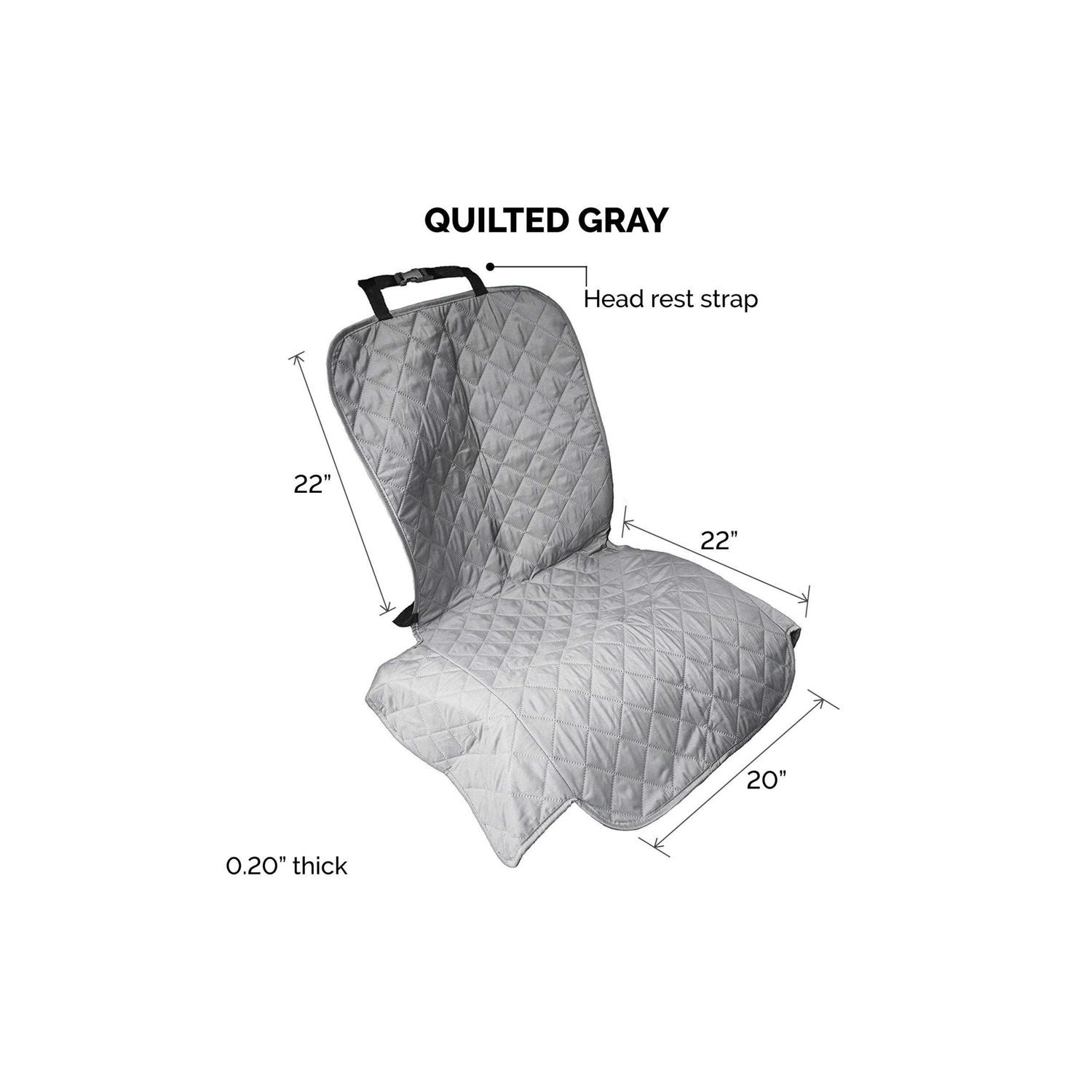 FurHaven Deluxe Pet Car Barrier & Seat Protector with Carry Bag