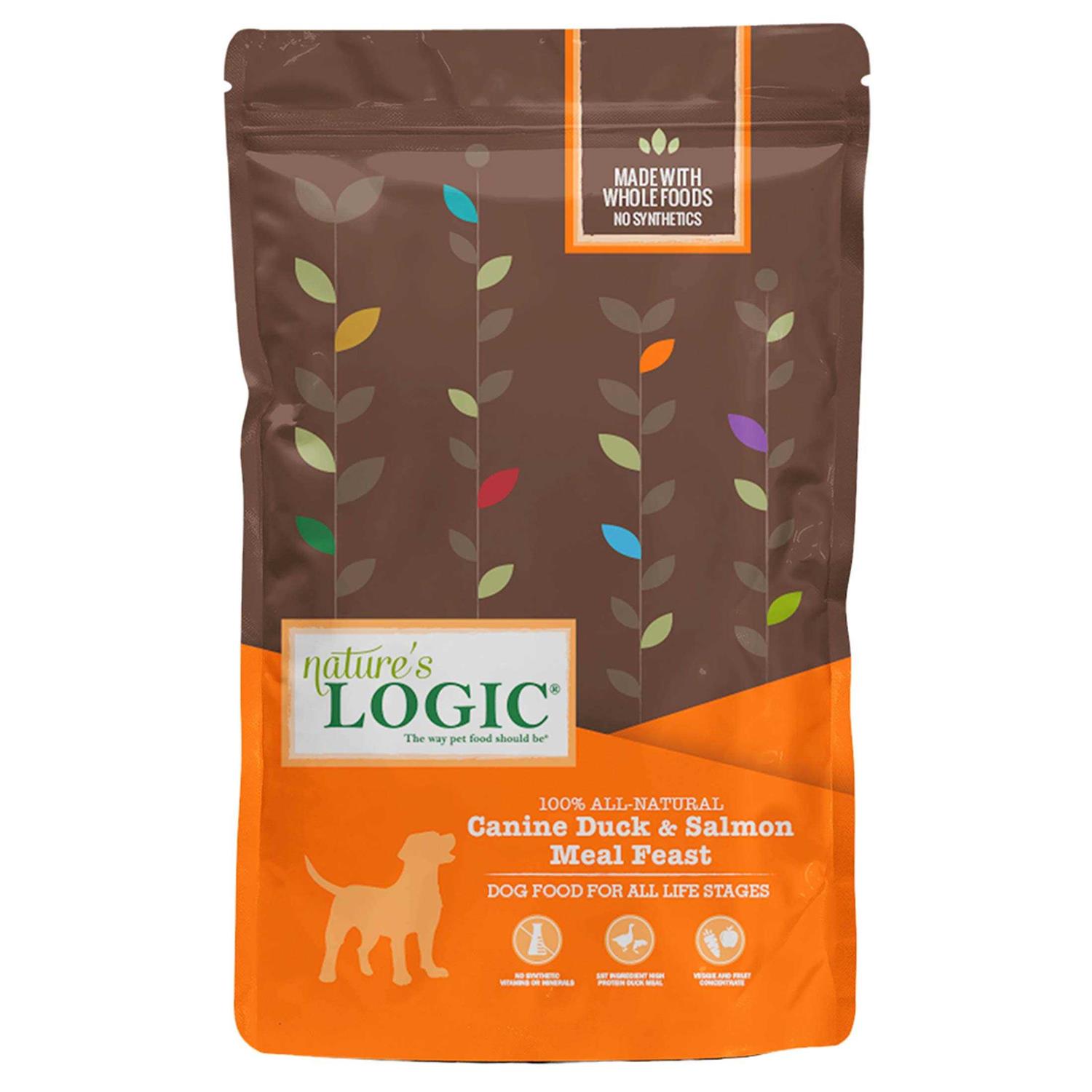 Nature’s Logic Canine Duck & Salmon Meal Feast Dry Dog Food