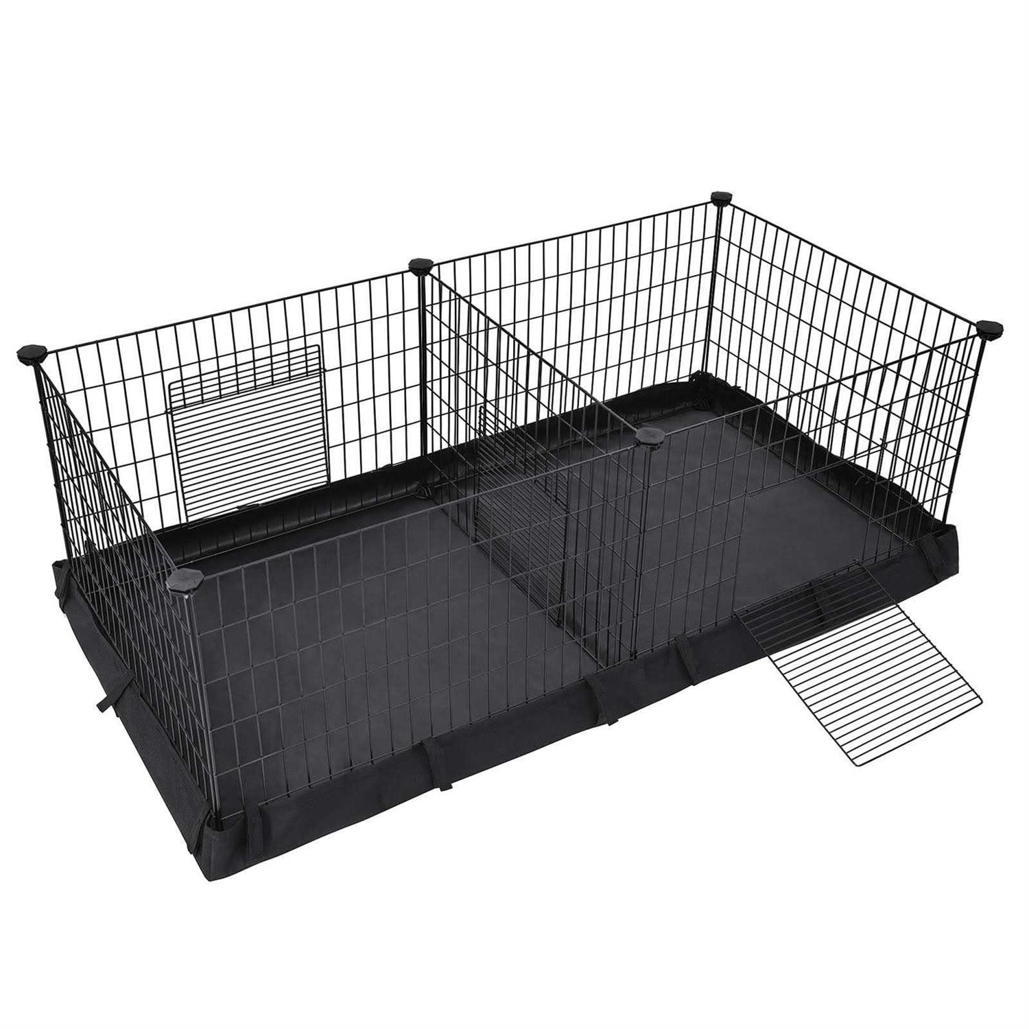 SONGMICS Pet Playpen with Divider Panel