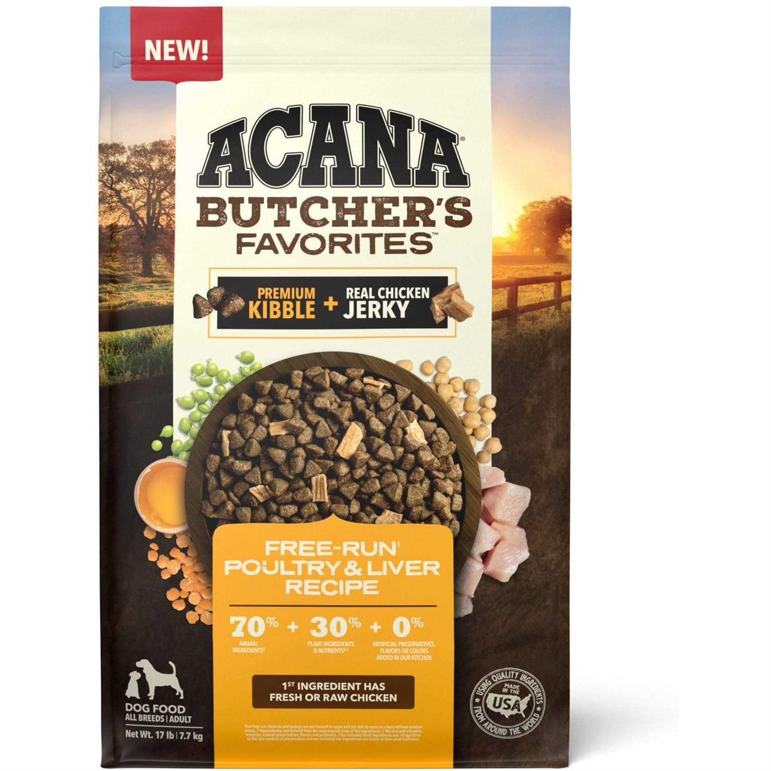 Acana Butcher’s Favorites Liver Dry Dog Food