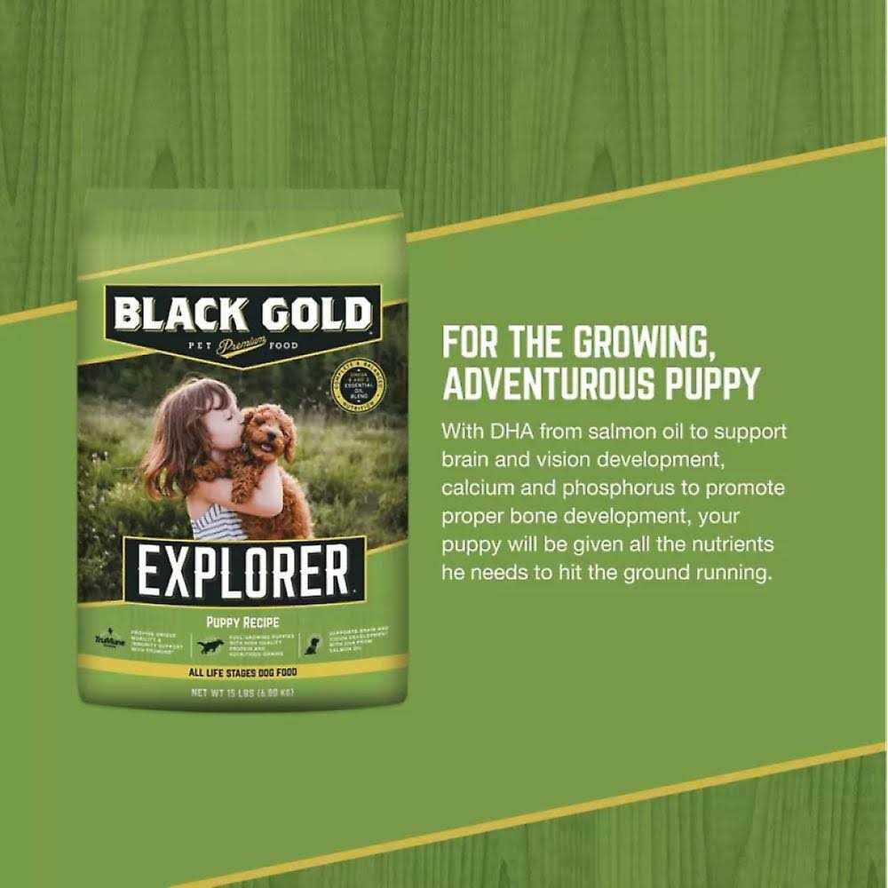 Black Gold Explorer Puppy Recipe Dry Dog Food