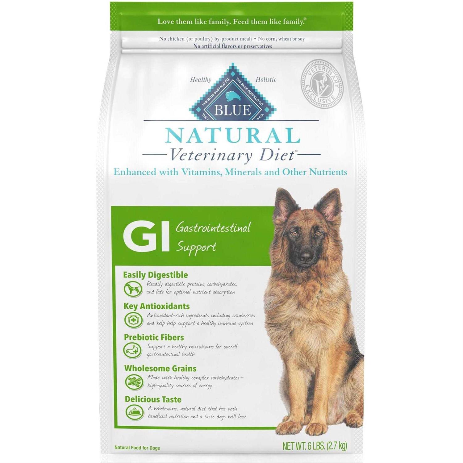 Blue Buffalo Natural Veterinary Diet GI Gastrointestinal Support Dry Dog Food