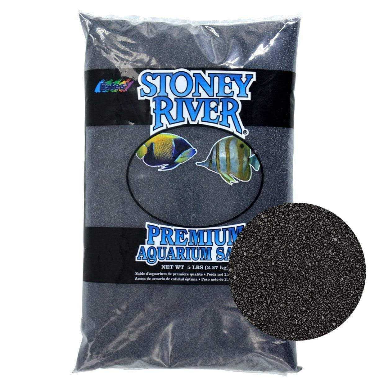 Estes Gravel Products AES06606 Este Marine Sand Black for Aquarium