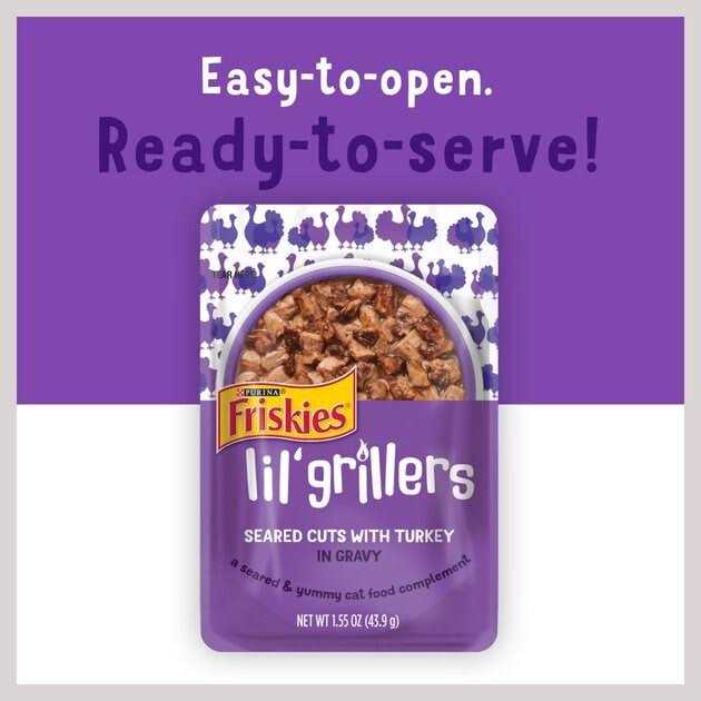 Friskies Lil Grillers Seared Cuts Gravy Wet Cat Food