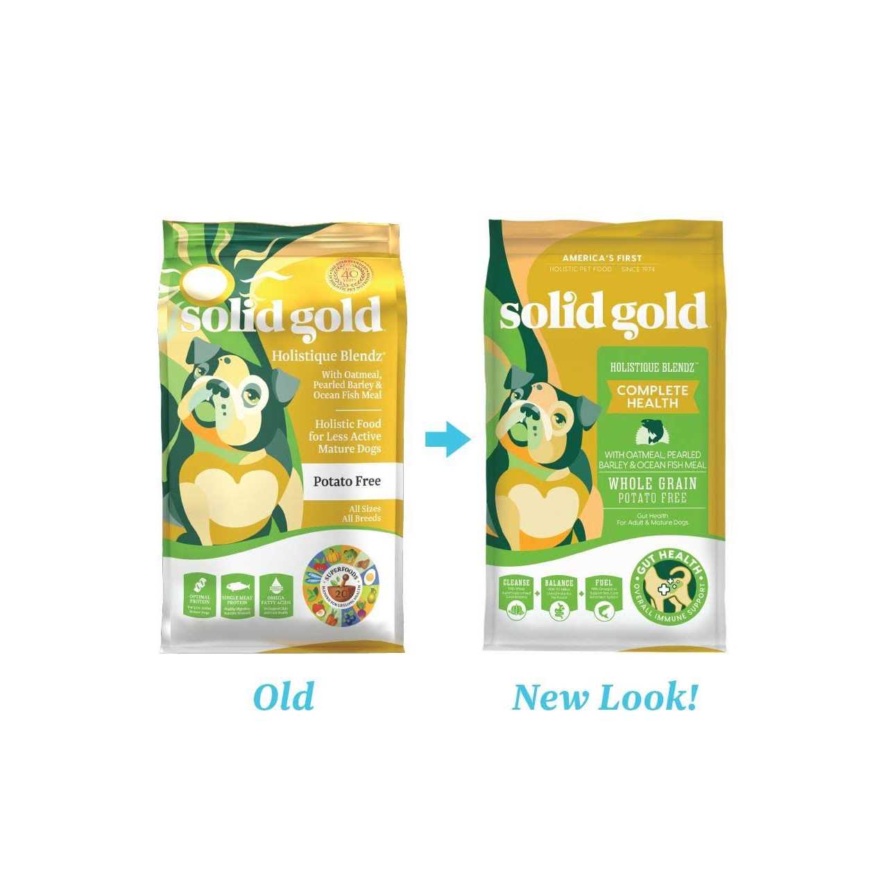 Solid Gold Holistique Blendz Oatmeal Fish Dry Dog Food
