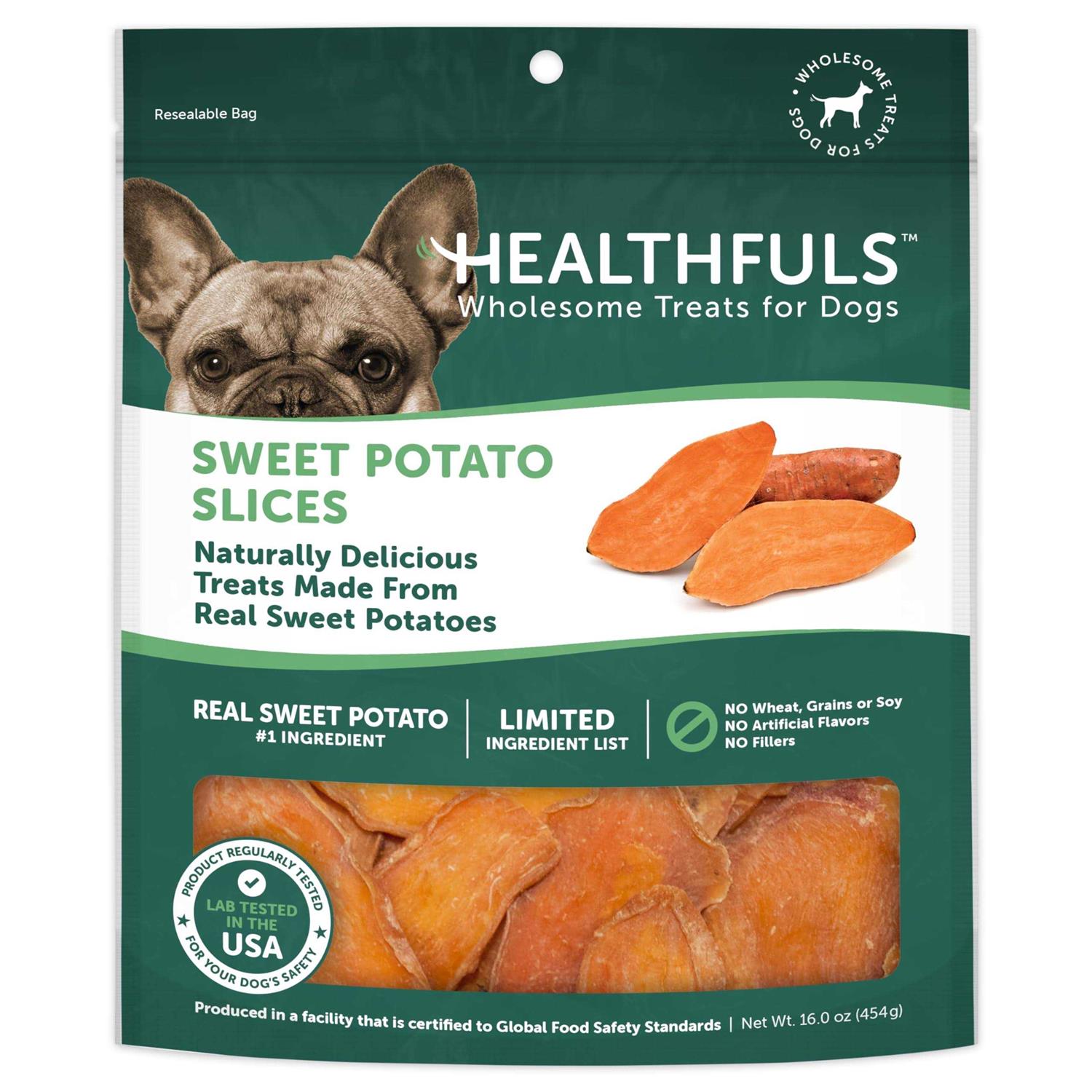 Ruffin’ It Healthfuls Sweet Potato Slices Dog Treats