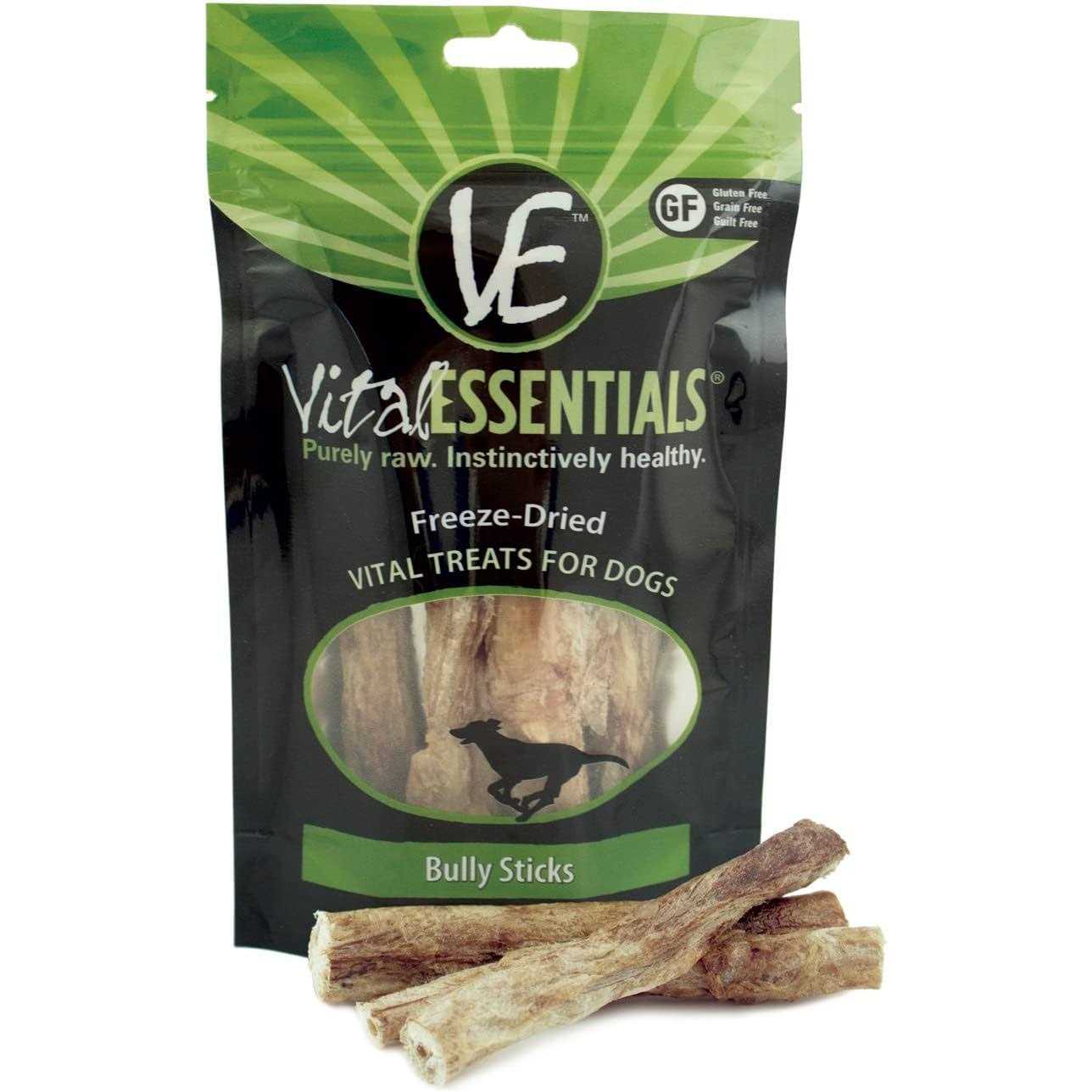 Vital Essentials Bully Sticks Freeze-Dried Dog Treats