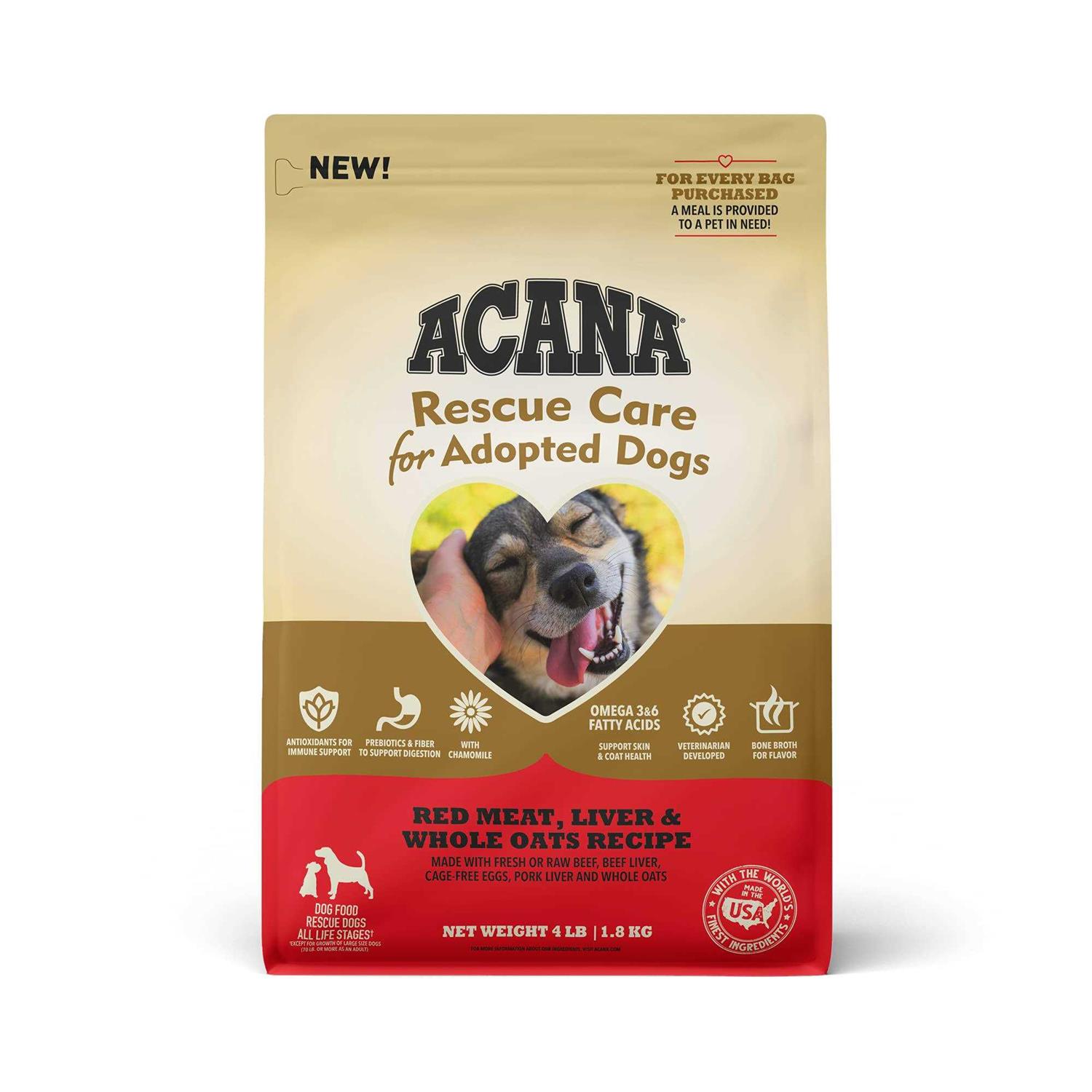 Acana Rescue Care for Adopted Dogs Red Meat