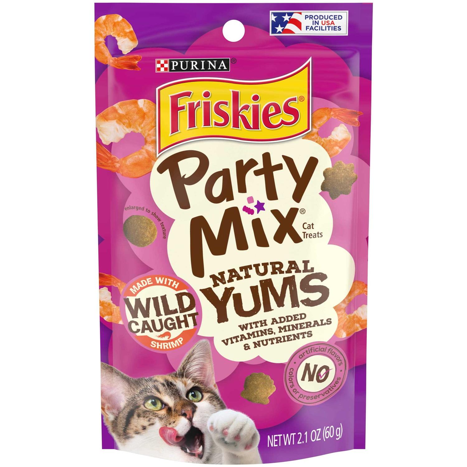 Friskies Cat Treats Natural Party Mix