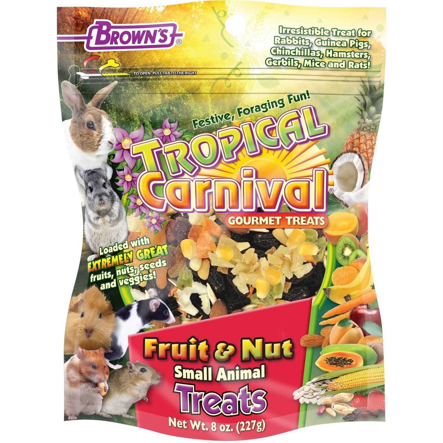 Brown’s Tropical Carnival Fruit & Nut Small Animal Treats