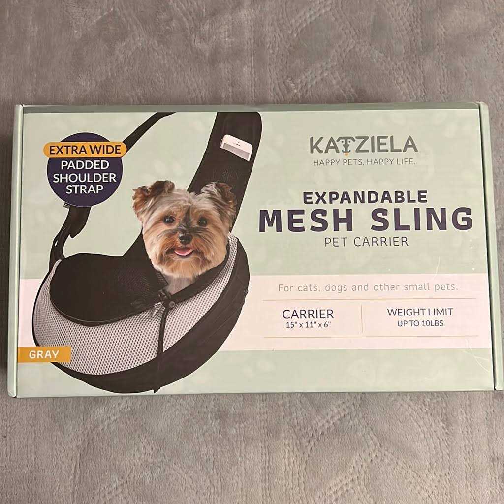 Katziela Expandable Pet Carrier Sling Bag