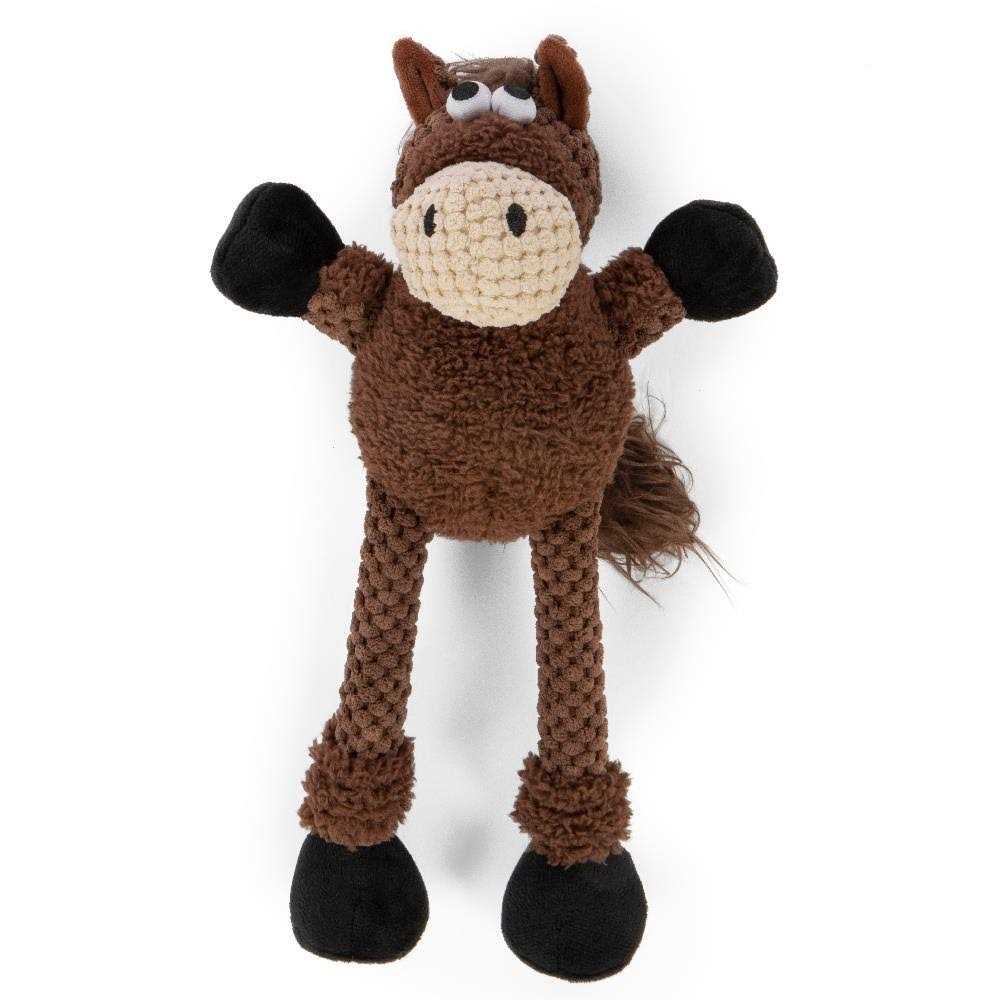 goDog Checkers Skinny Cow Dog Toy