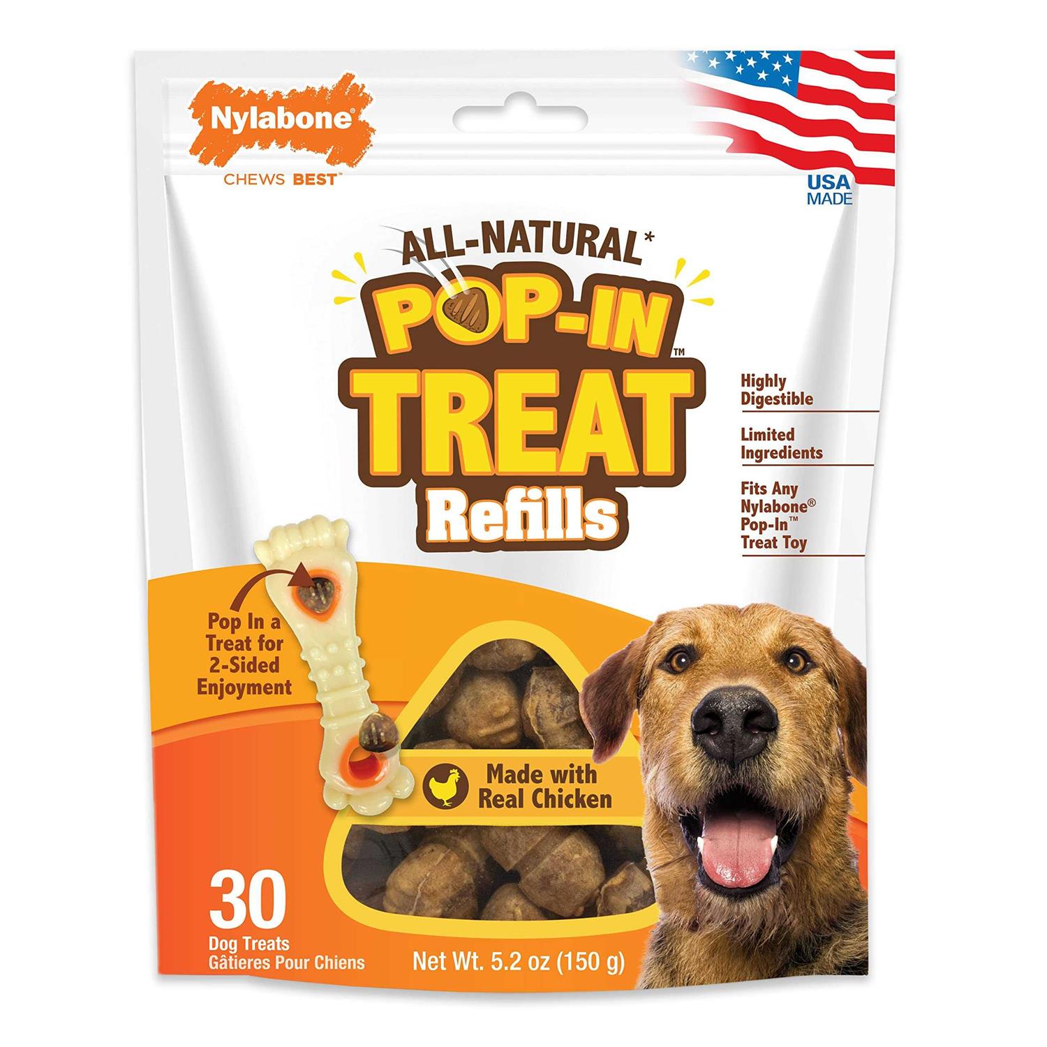 Nylabone Pop-In Dog Treat Refills