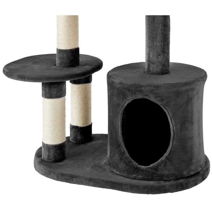 Frisco 59.5-in Heavy Duty Faux Fur Cat Tree Condo