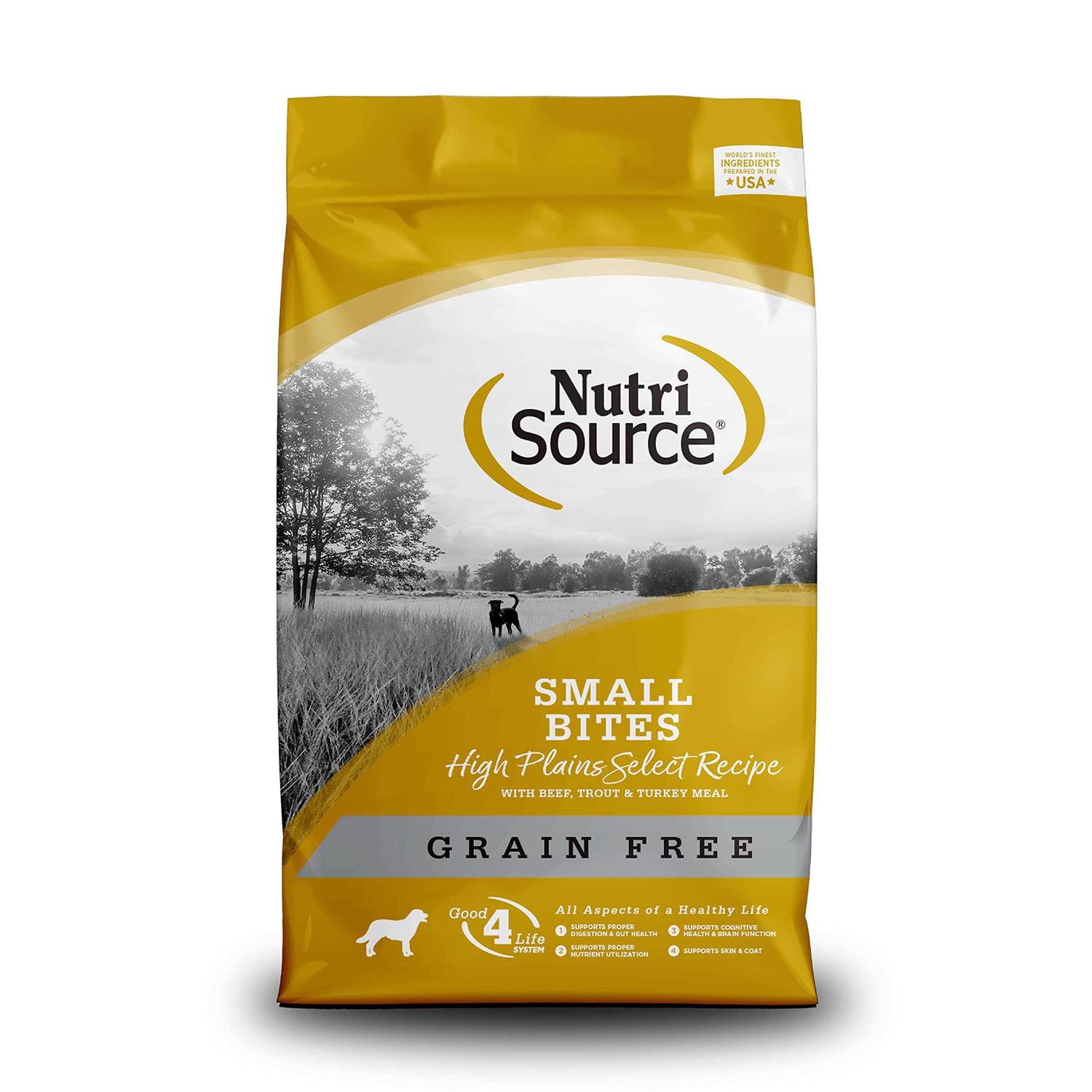 NutriSource Small Bites High Plains Select Grain Free Dog Food