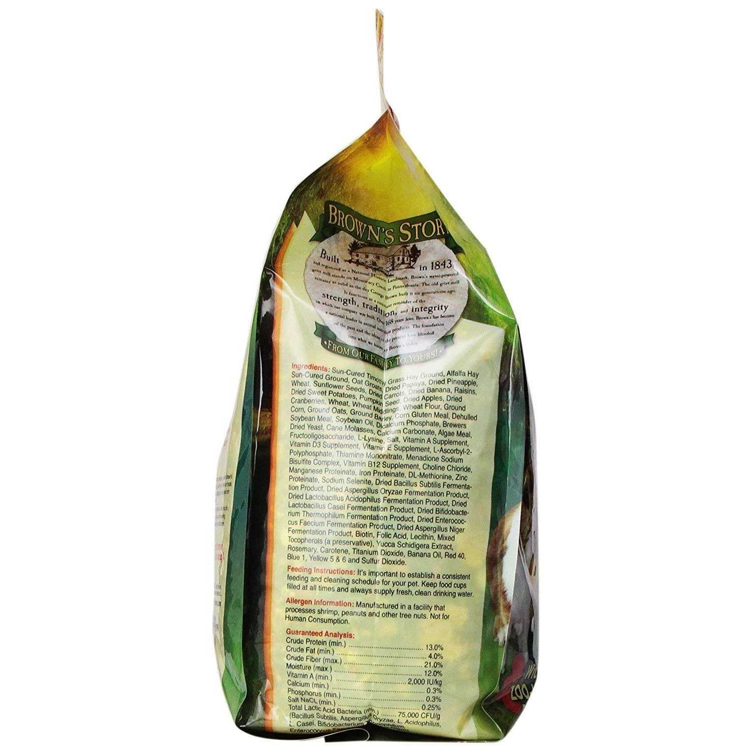 Brown’s Tropical Carnival Gourmet Rabbit Food