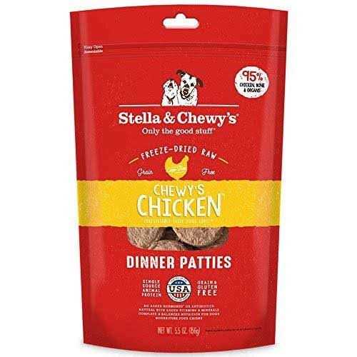 Stella & Chewy’s Dinner Patties Chicken Freeze-Dried Dog Food