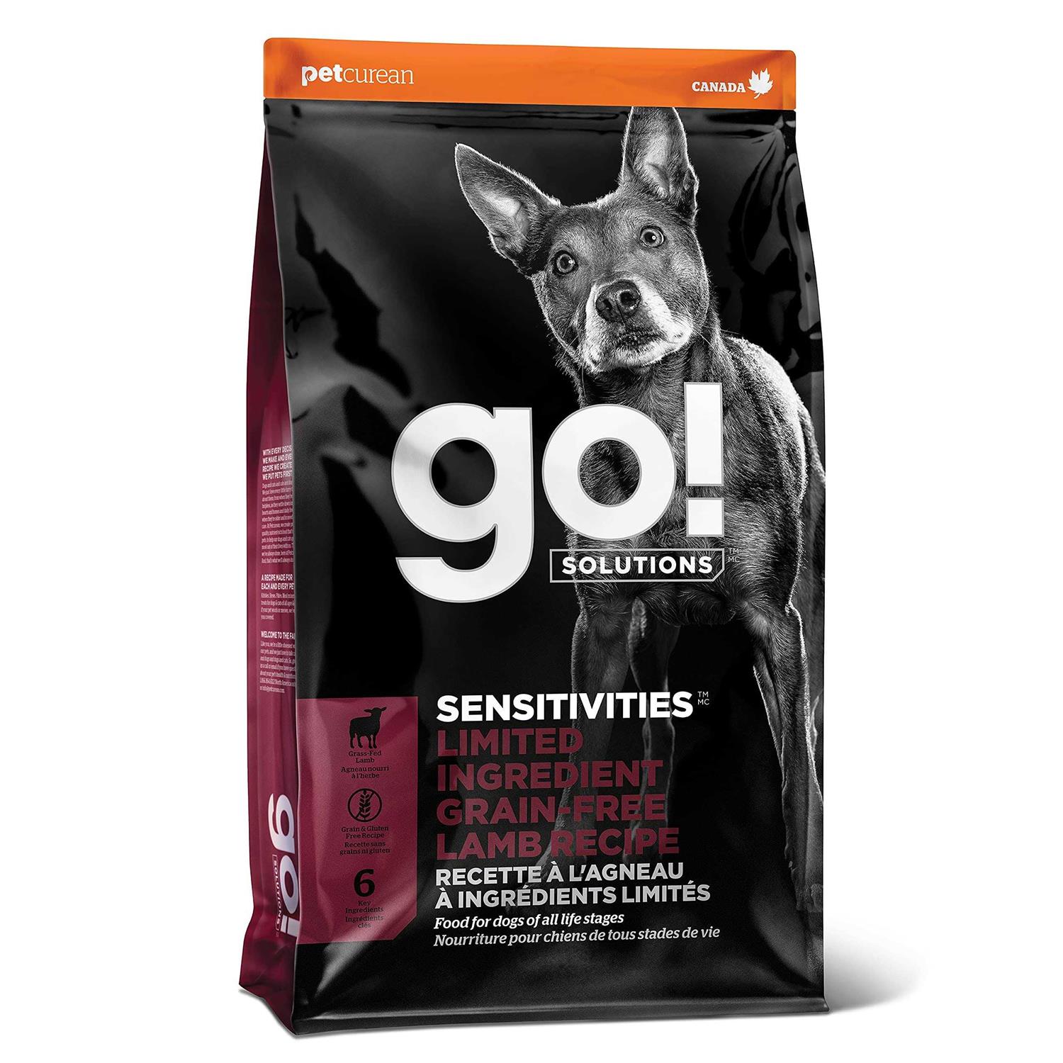 Go! Solutions Sensitivities Limited Ingredient Lamb Grain-Free Dry Dog Food