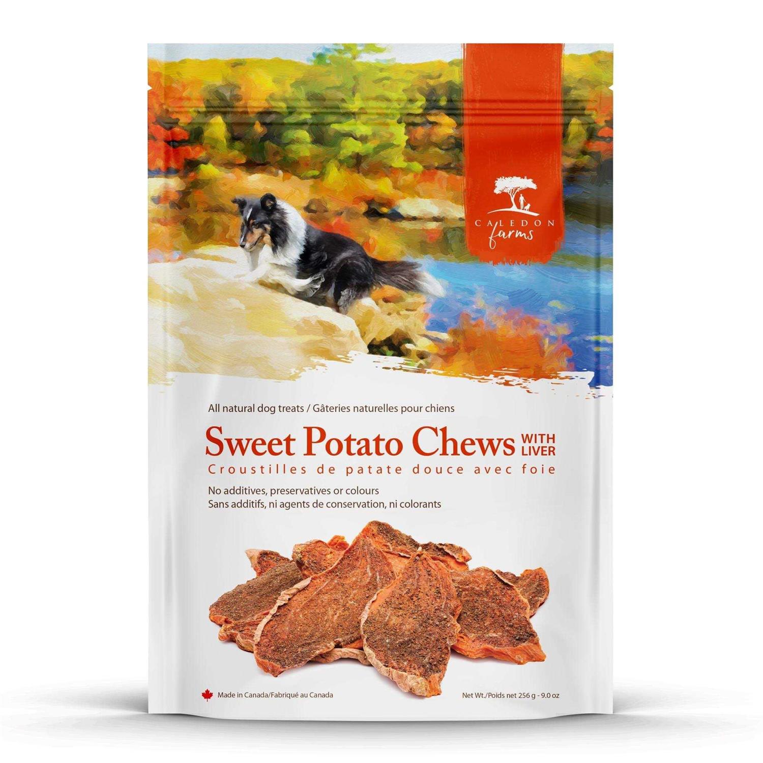 Caledon Farms Dog Treats Sweet Potato Chews with Liver