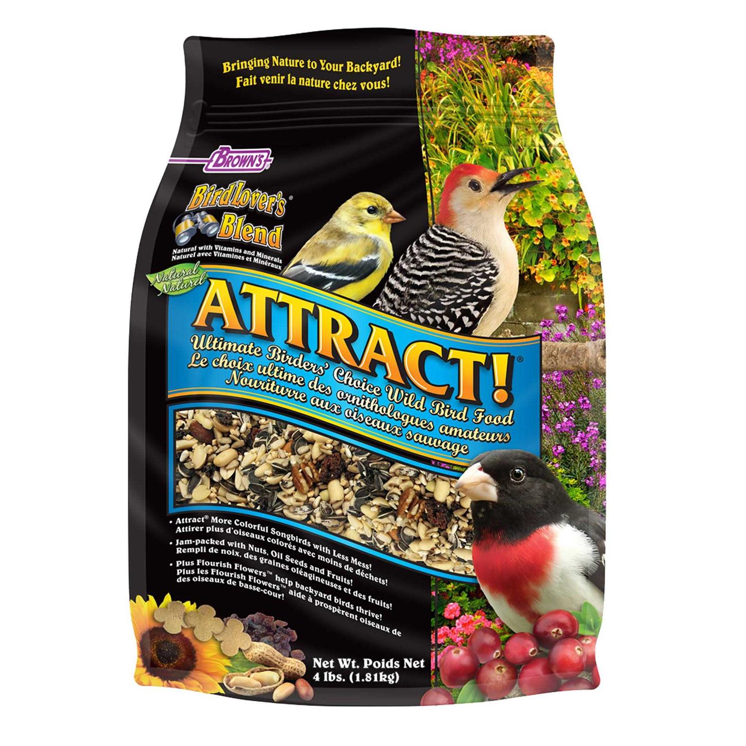 Brown’s Bird Lover’s Blend Attract Ultimate Birder’s Choice Dry Food