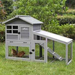 Aivituvin Indoor Outdoor Rabbit Hutch Bunny Cage AIR19